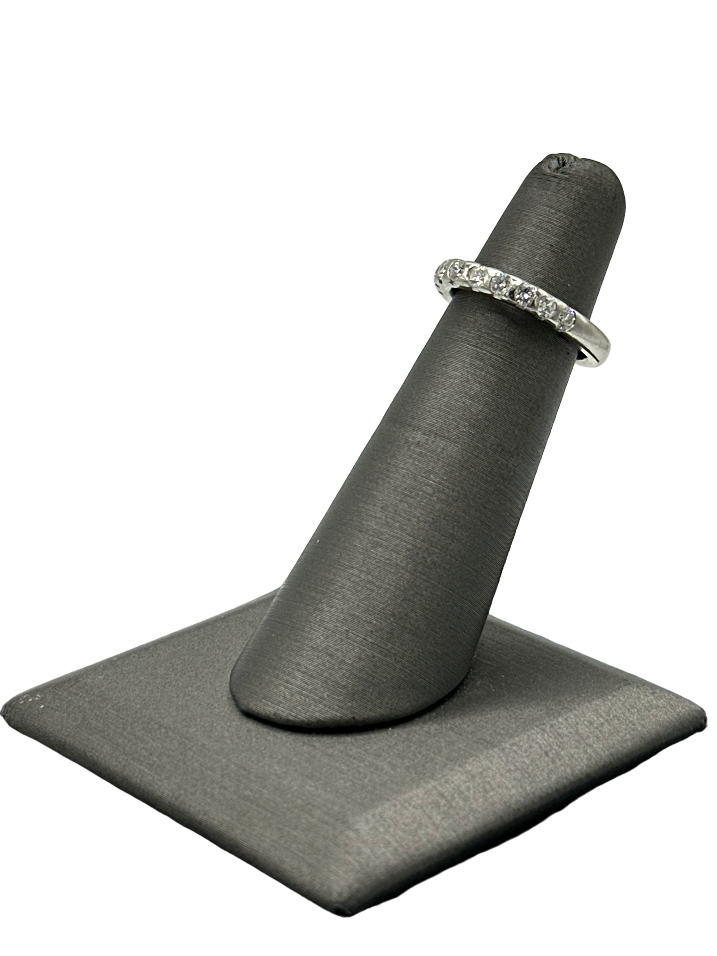 Platinum Stuart Moore Square Shank Diamond Band