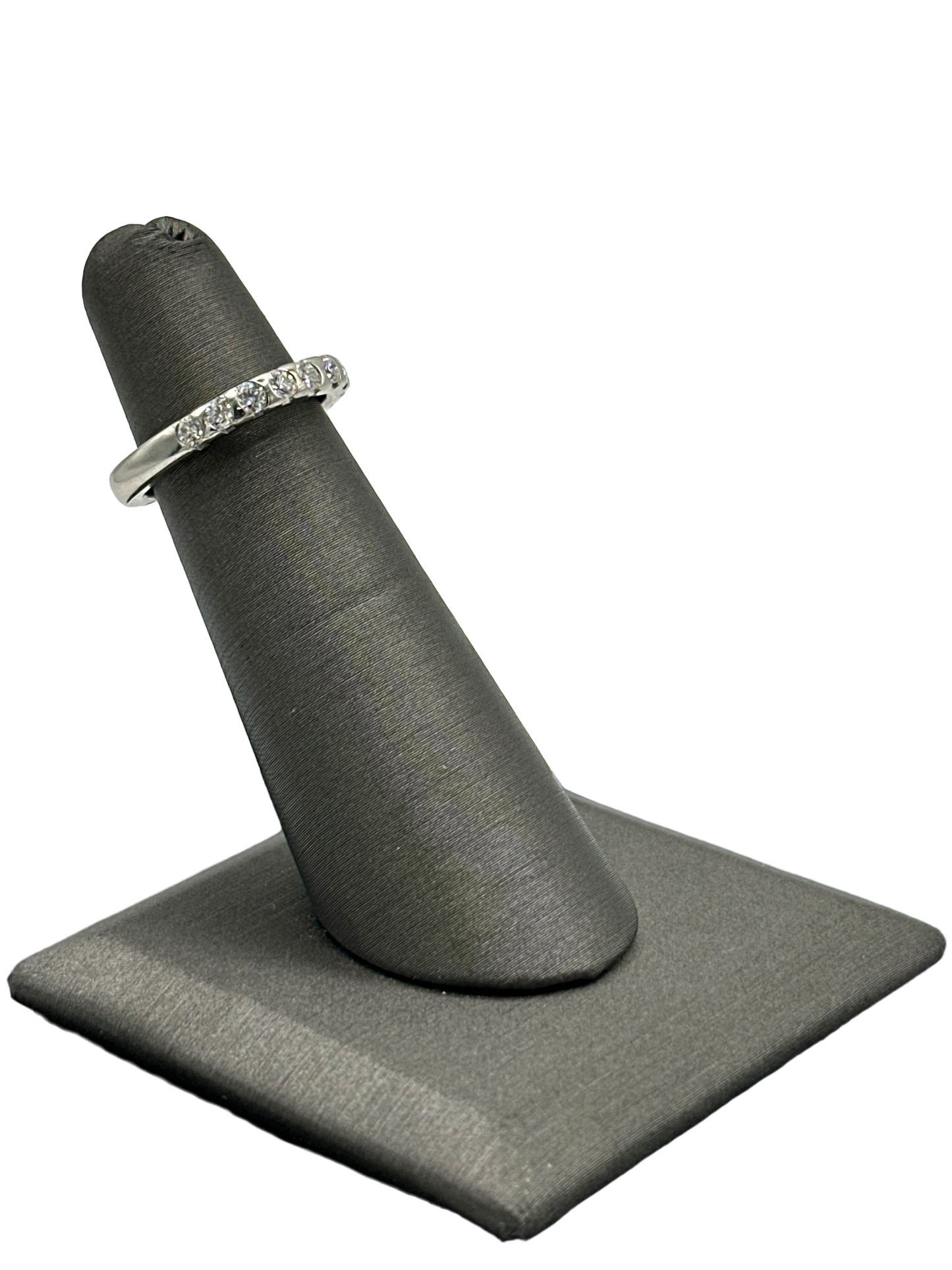 Platinum Stuart Moore Square Shank Diamond Band