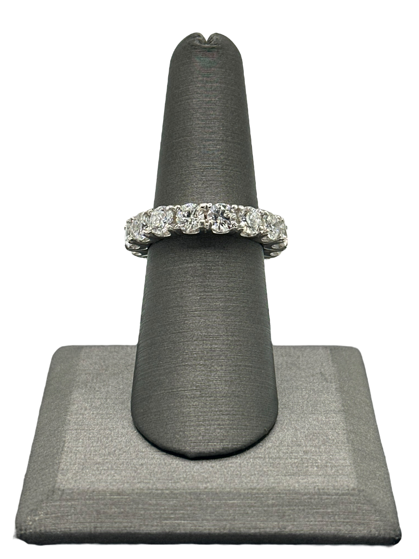 Round Diamond Eternity Band