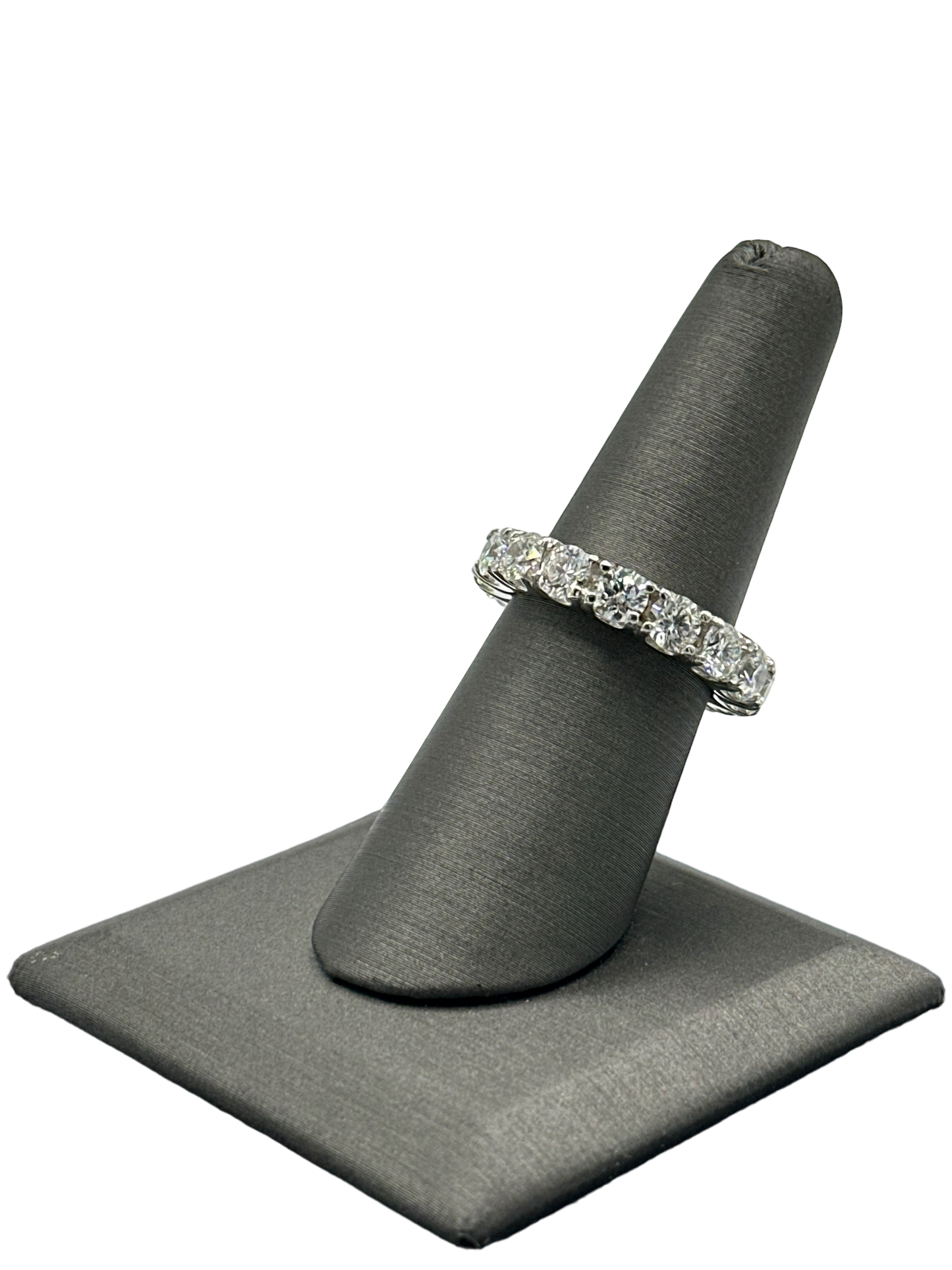 Round Diamond Eternity Band