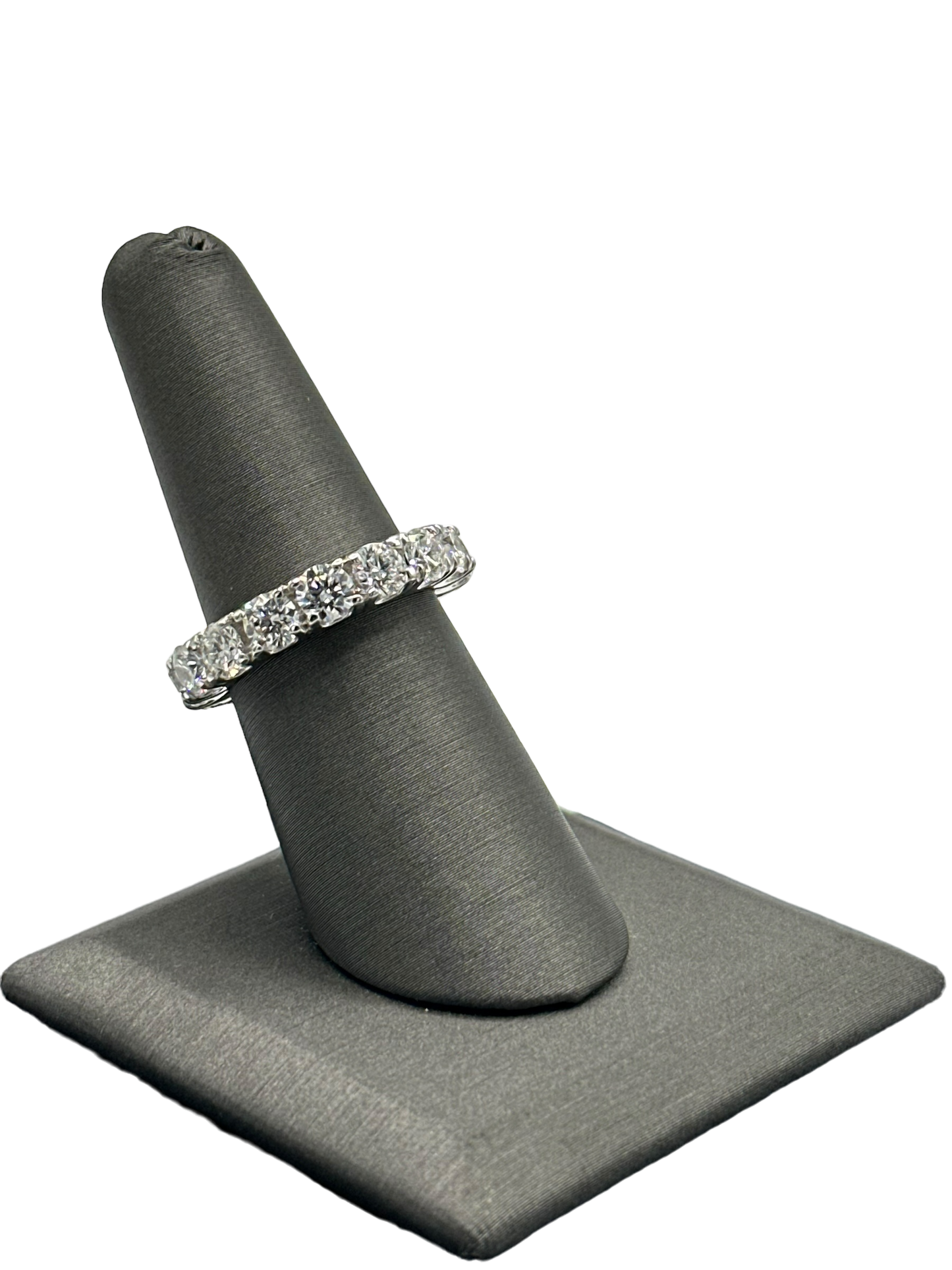 Round Diamond Eternity Band