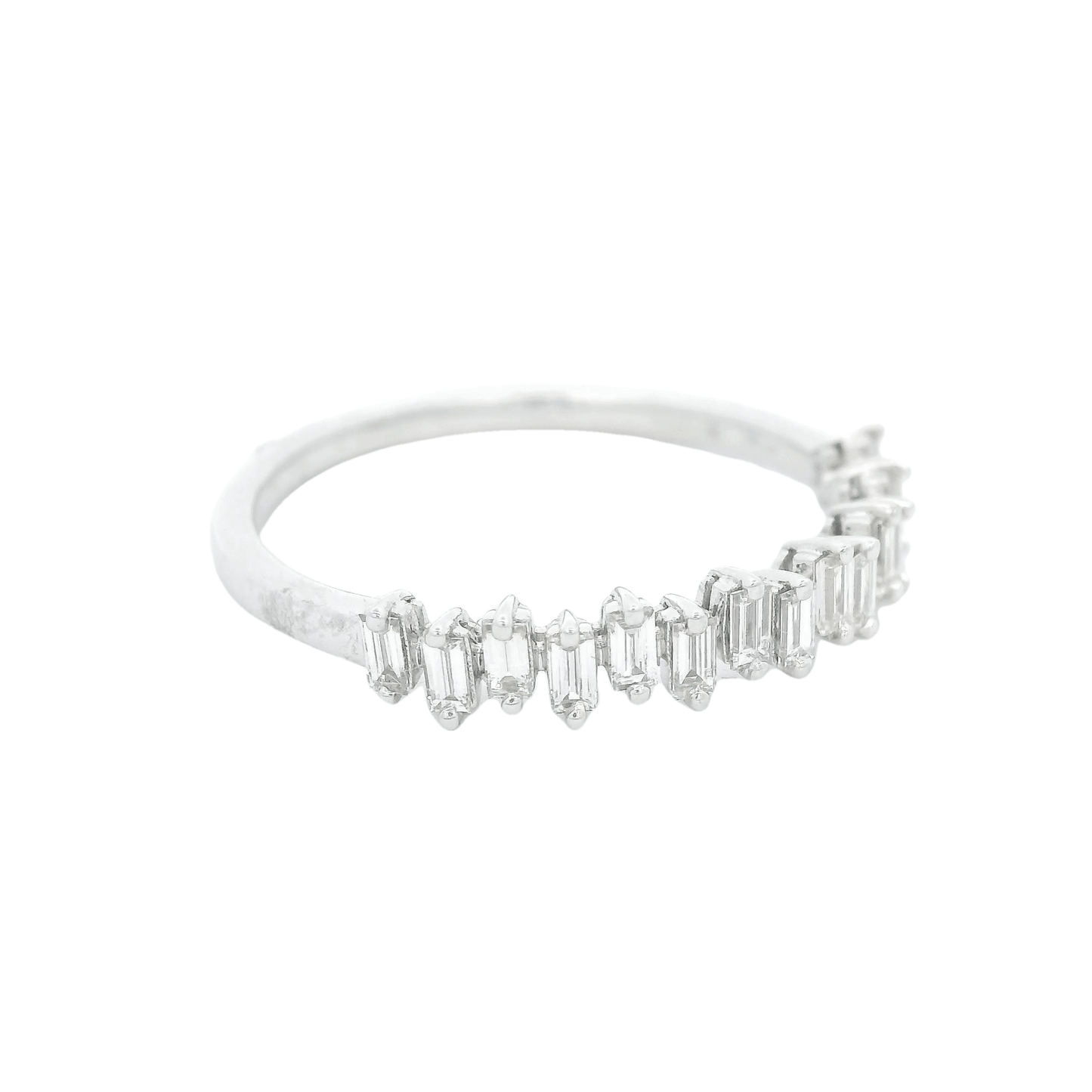 Alternating Baguette Diamond Band - Forever Rox