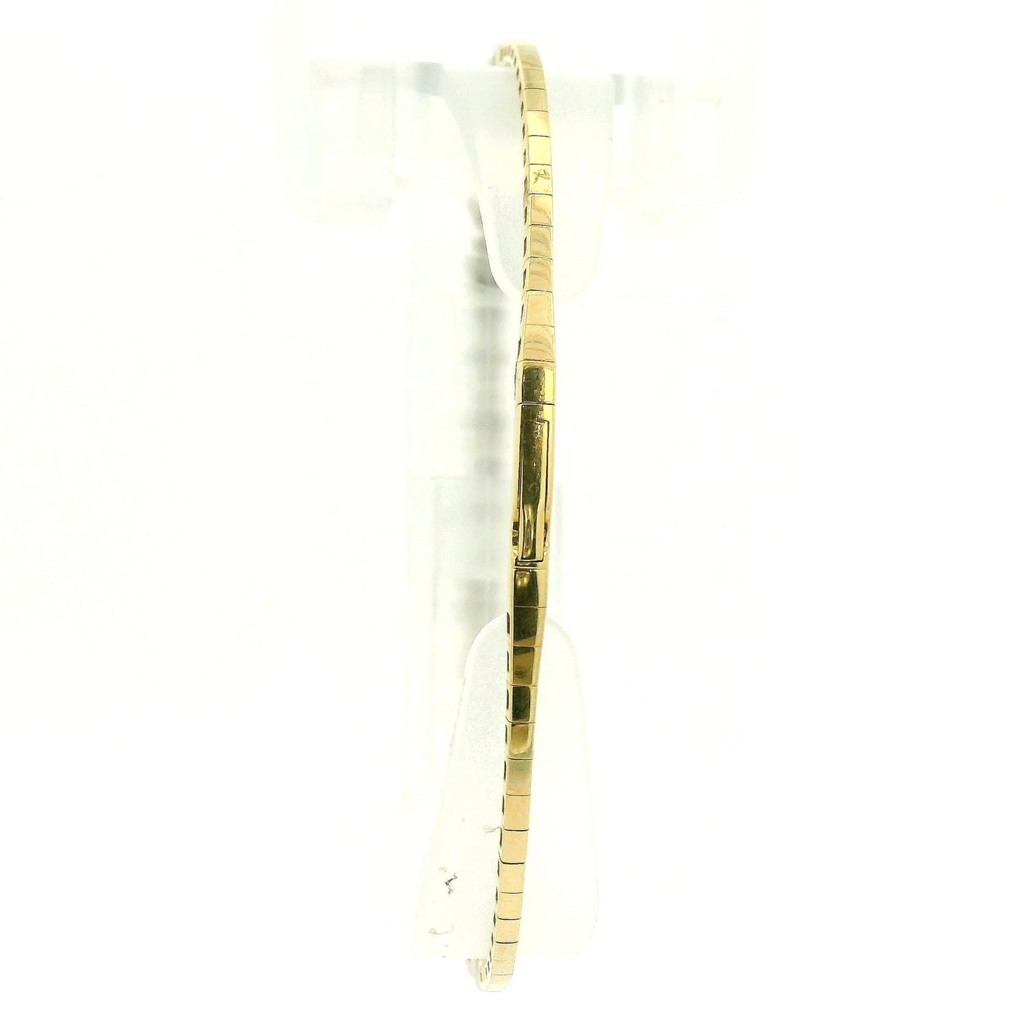 Alternating SIze Bezel Set Diamond Flex Bangle - Forever Rox Fine Jewelry