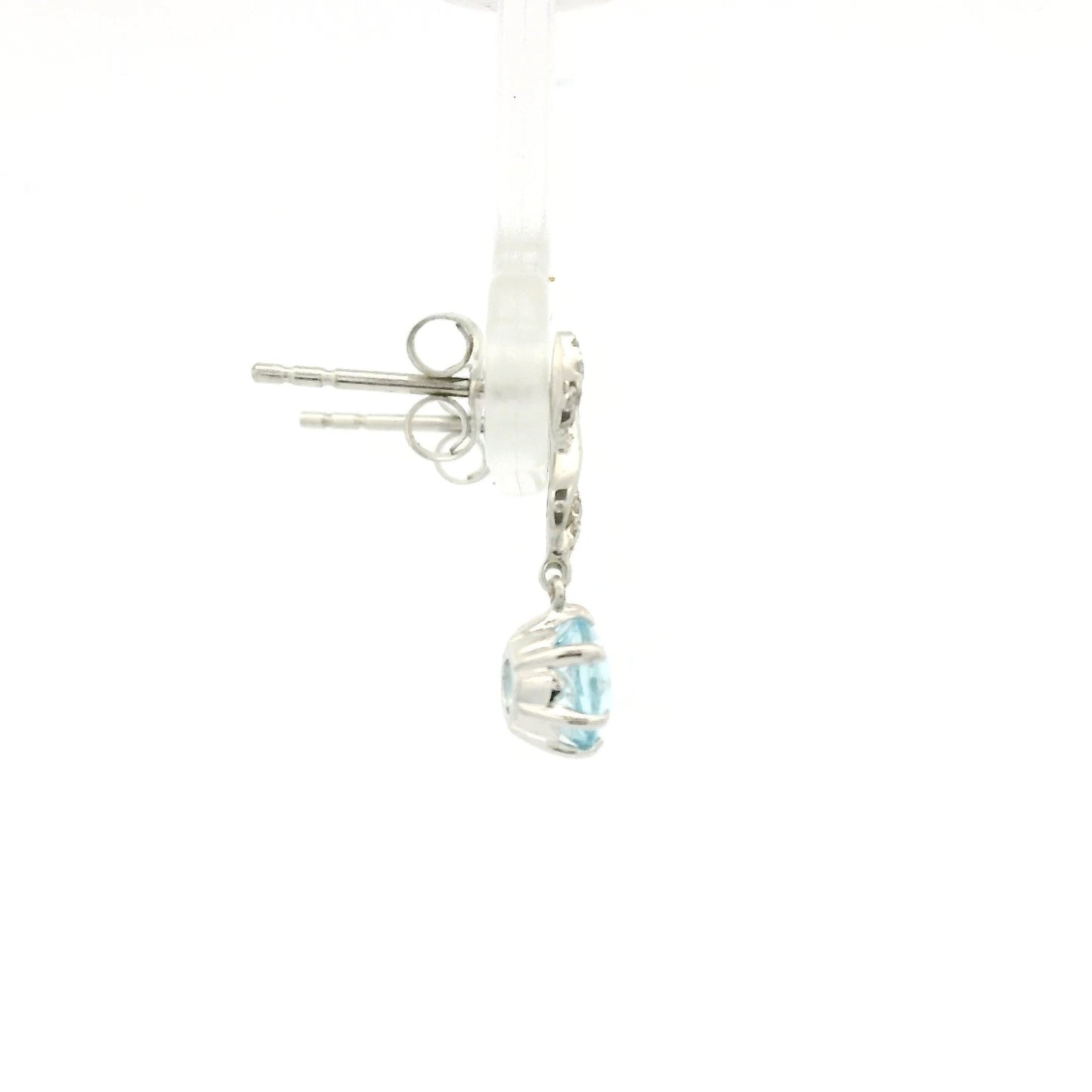 Aquamarine & Diamond Dangles - Forever Rox