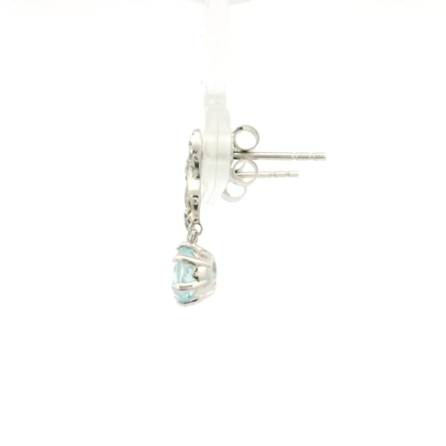 Aquamarine & Diamond Dangles - Forever Rox