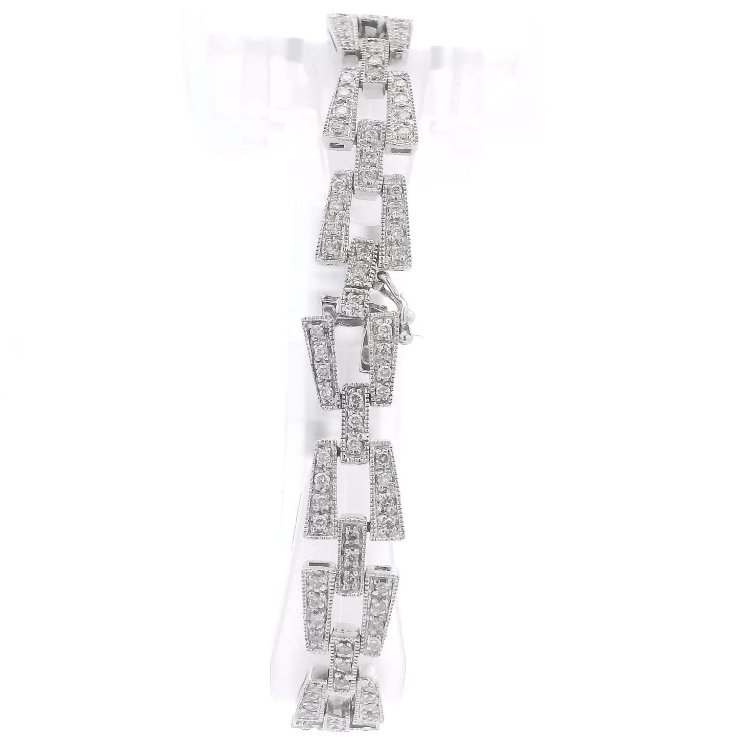 Asymetrical Diamond Bracelet - Forever Rox Fine Jewelry