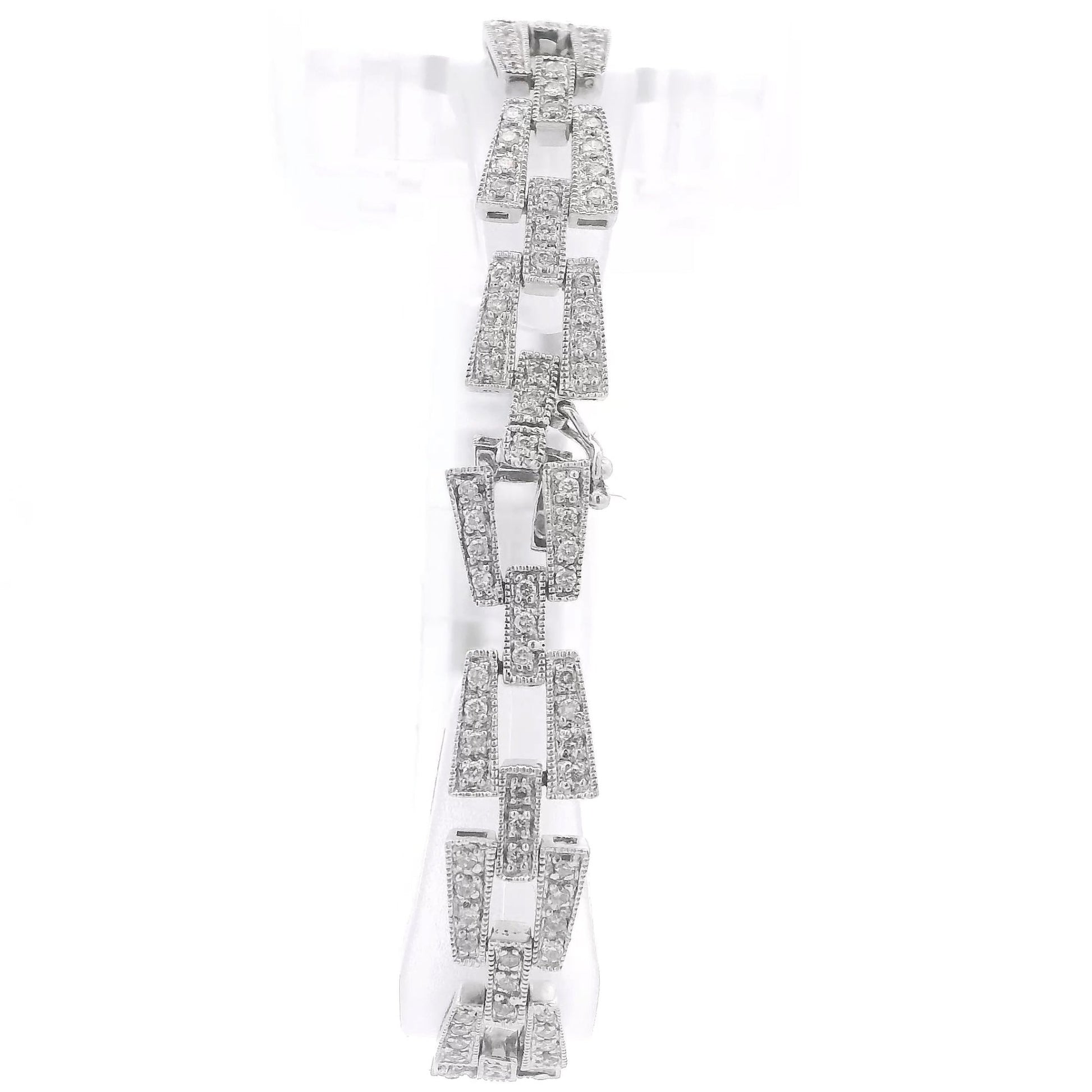 Asymetrical Diamond Bracelet - Forever Rox Fine Jewelry