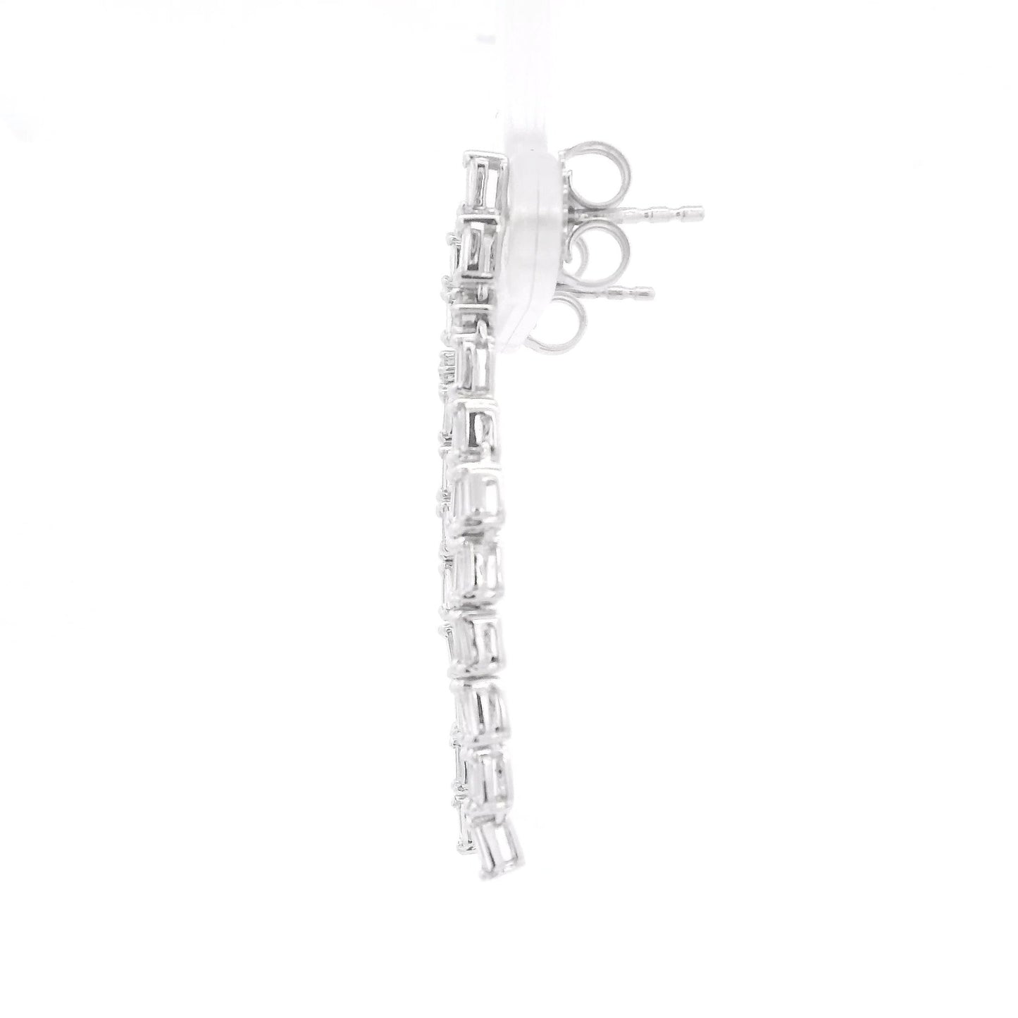 Baguette Diamond Dangles - Forever Rox