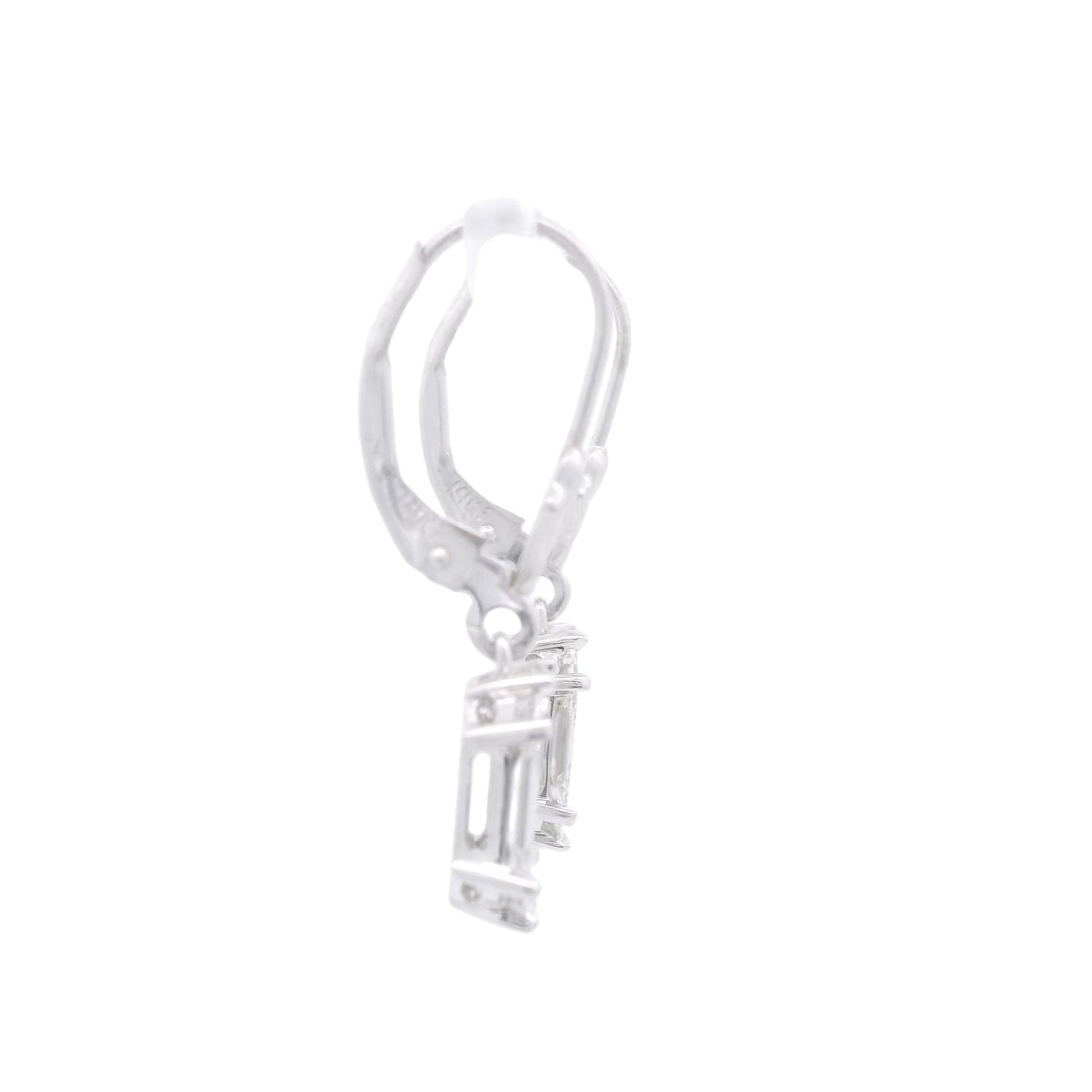 Baguette Diamond Dangles - Forever Rox