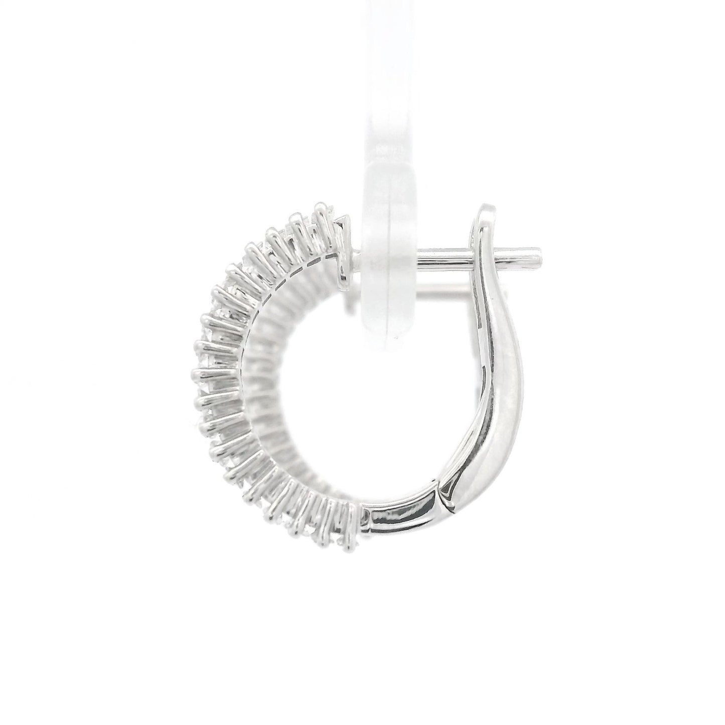 Baguette Diamond Hoops - Forever Rox