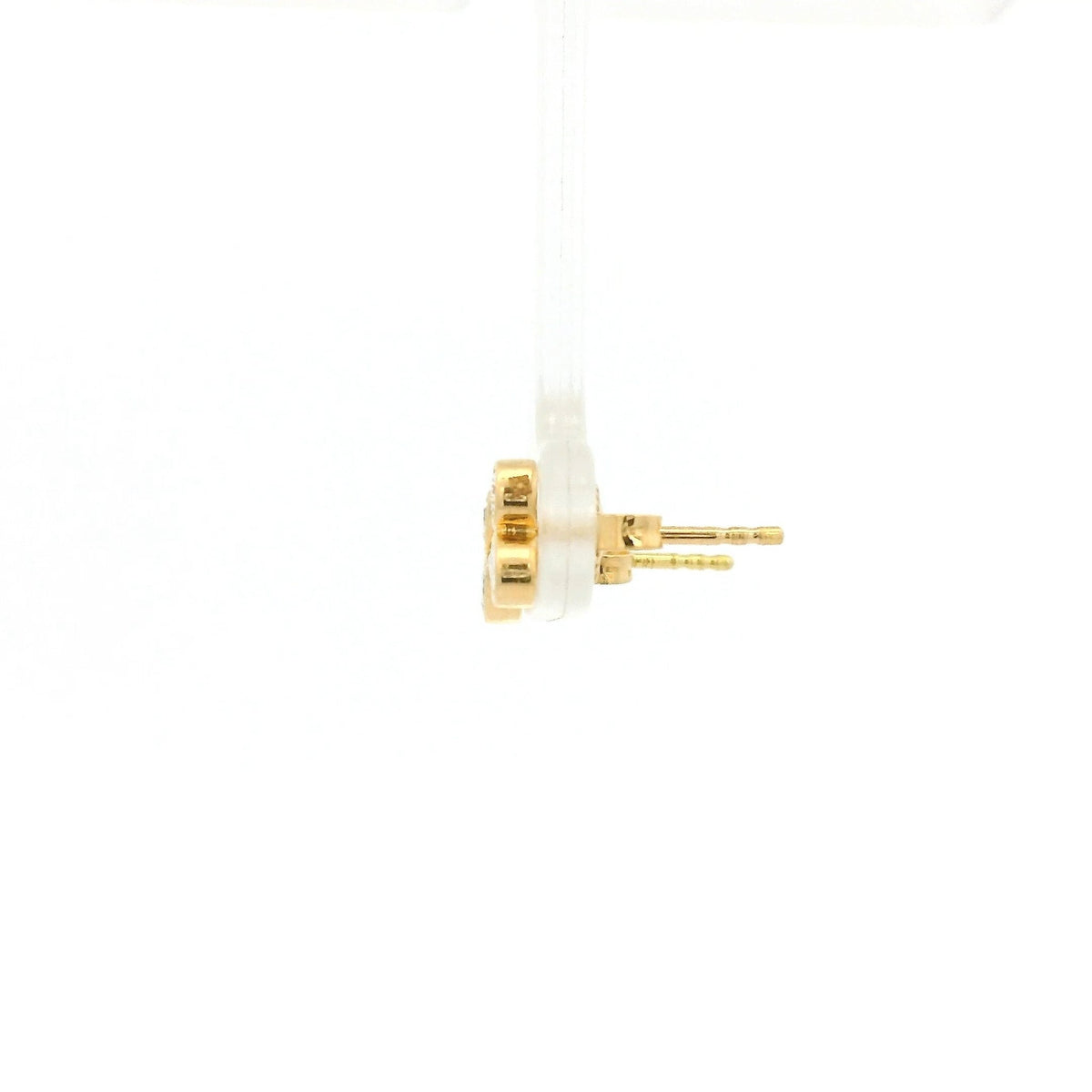 Bezel Set 2 Pear Cut Diamond Studs - Forever Rox Fine Jewelry