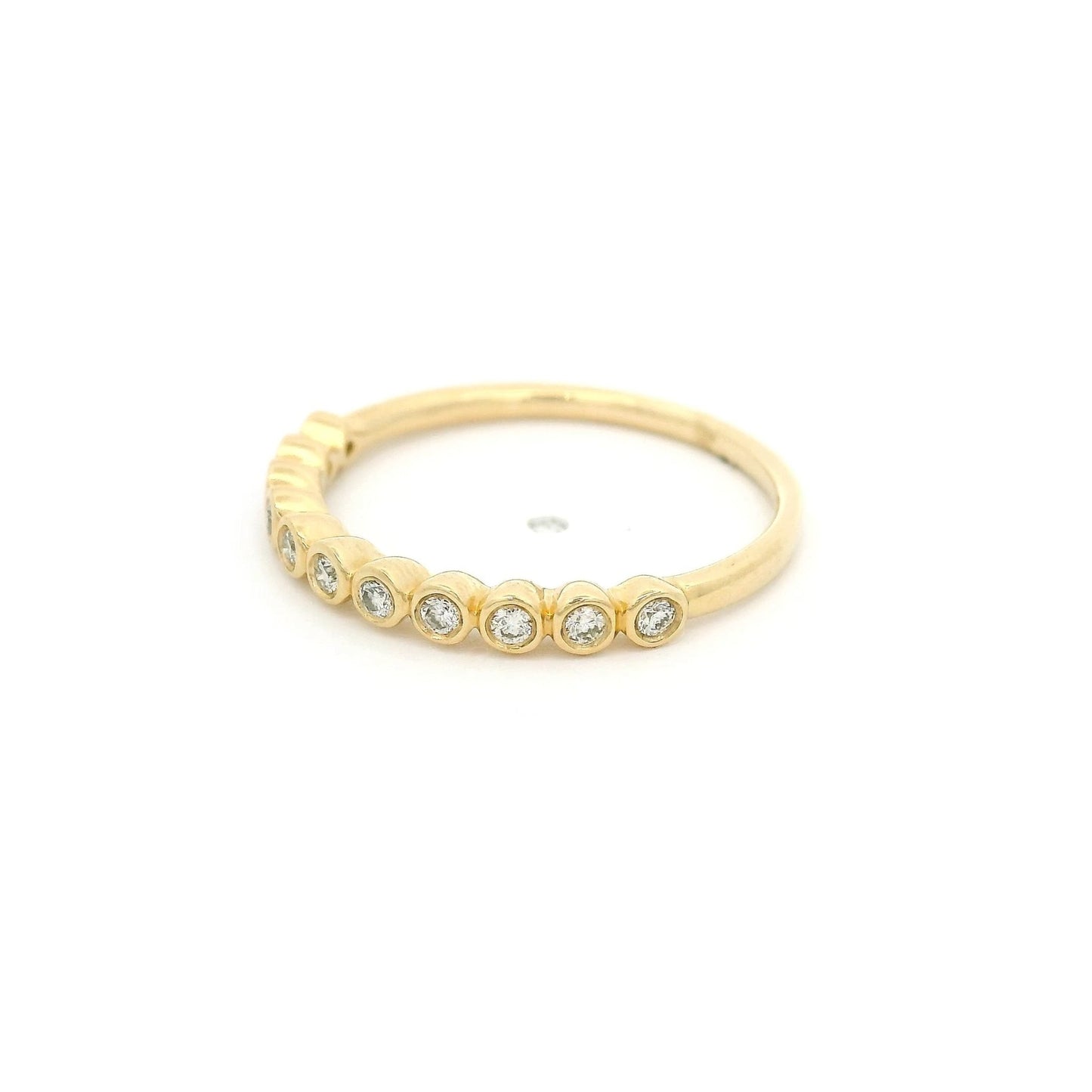 Bezel Set Diamond Band - Forever Rox