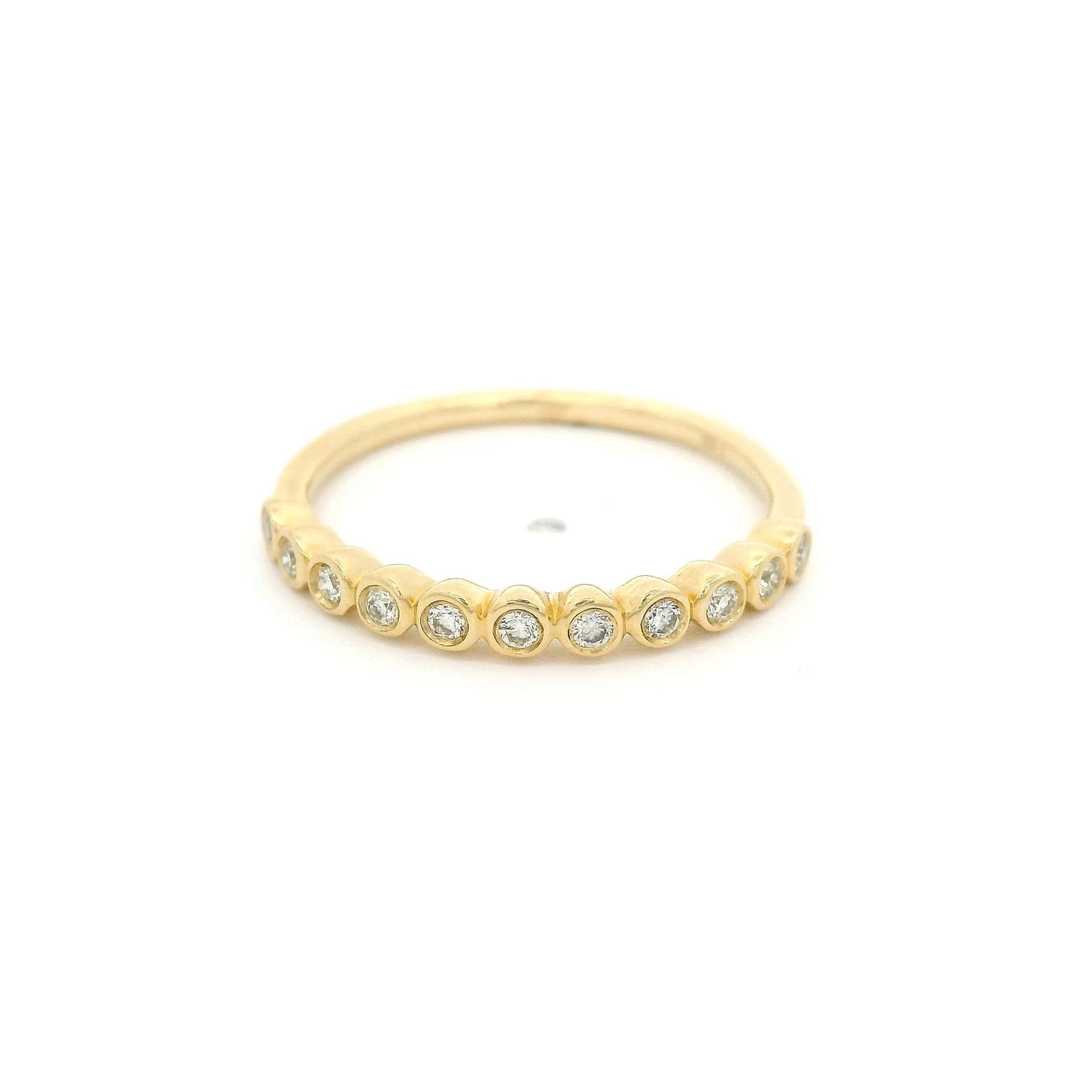 Bezel Set Diamond Band - Forever Rox