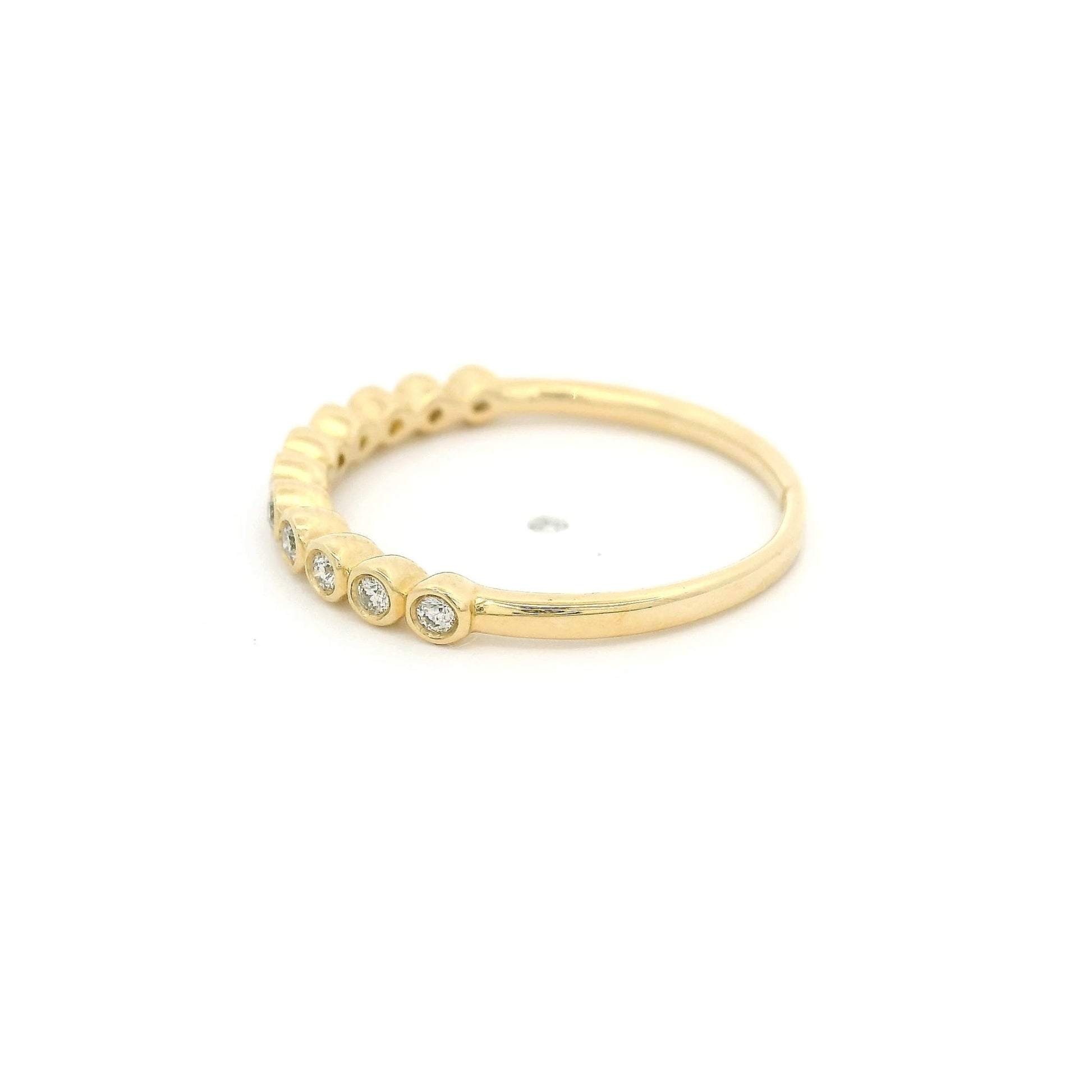 Bezel Set Diamond Band - Forever Rox