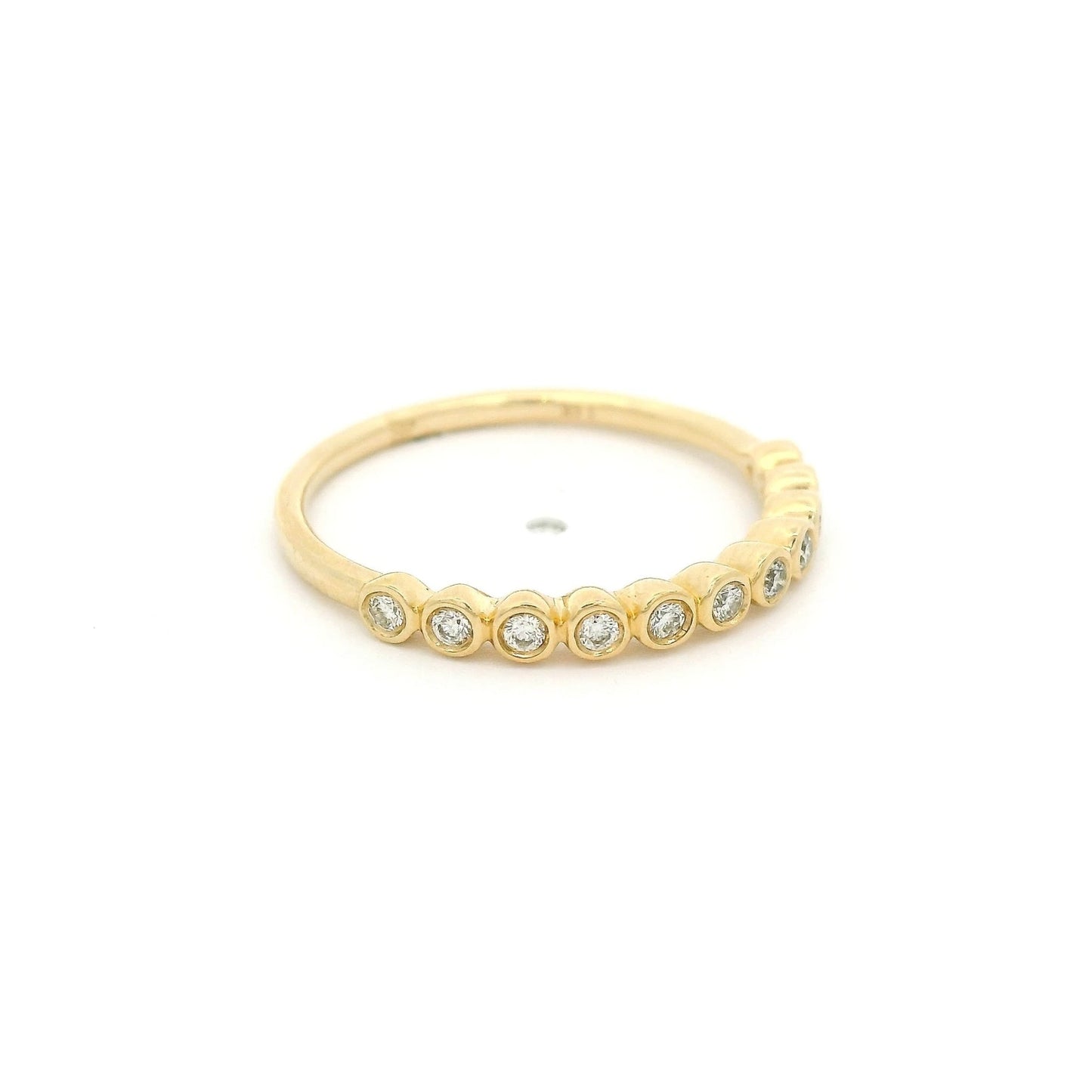 Bezel Set Diamond Band - Forever Rox