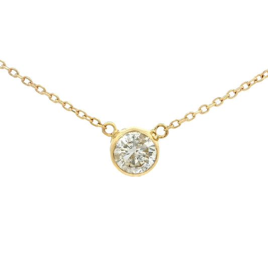 Bezel Set Diamond Pendant - Forever Rox
