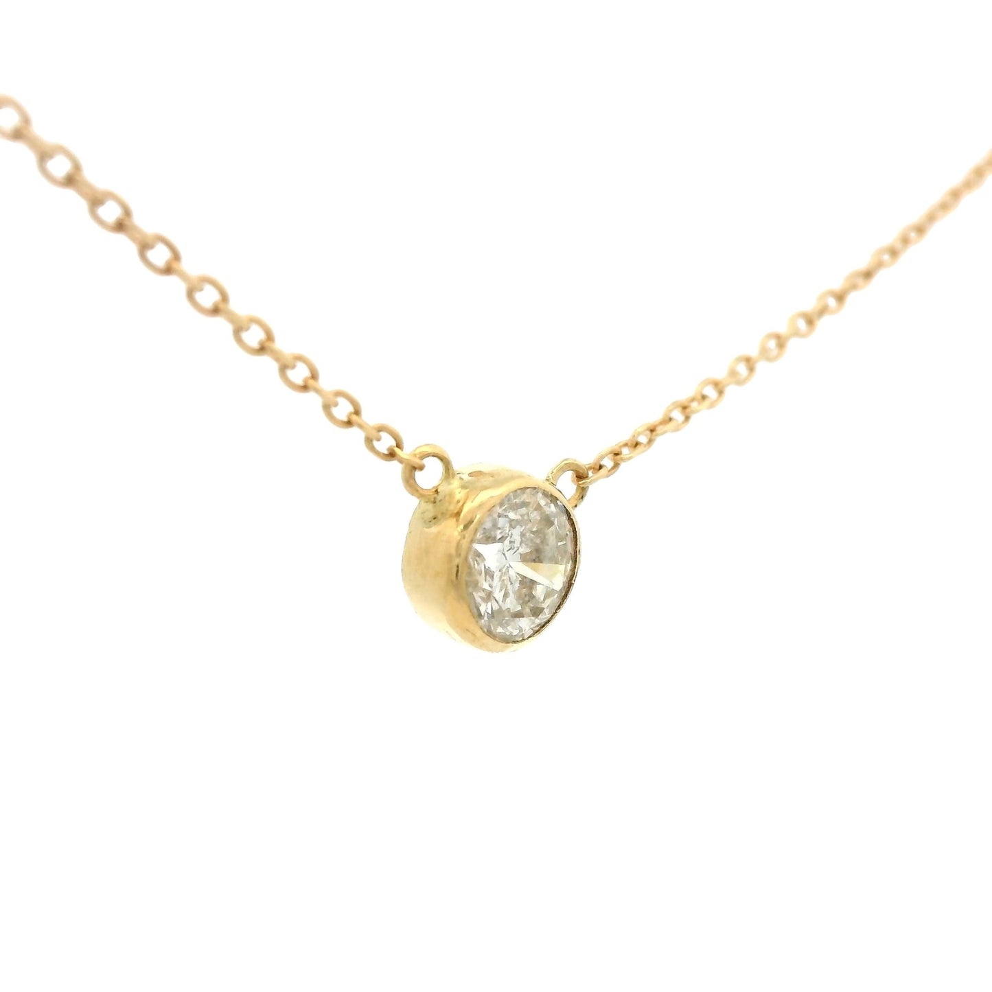 Bezel Set Diamond Pendant - Forever Rox
