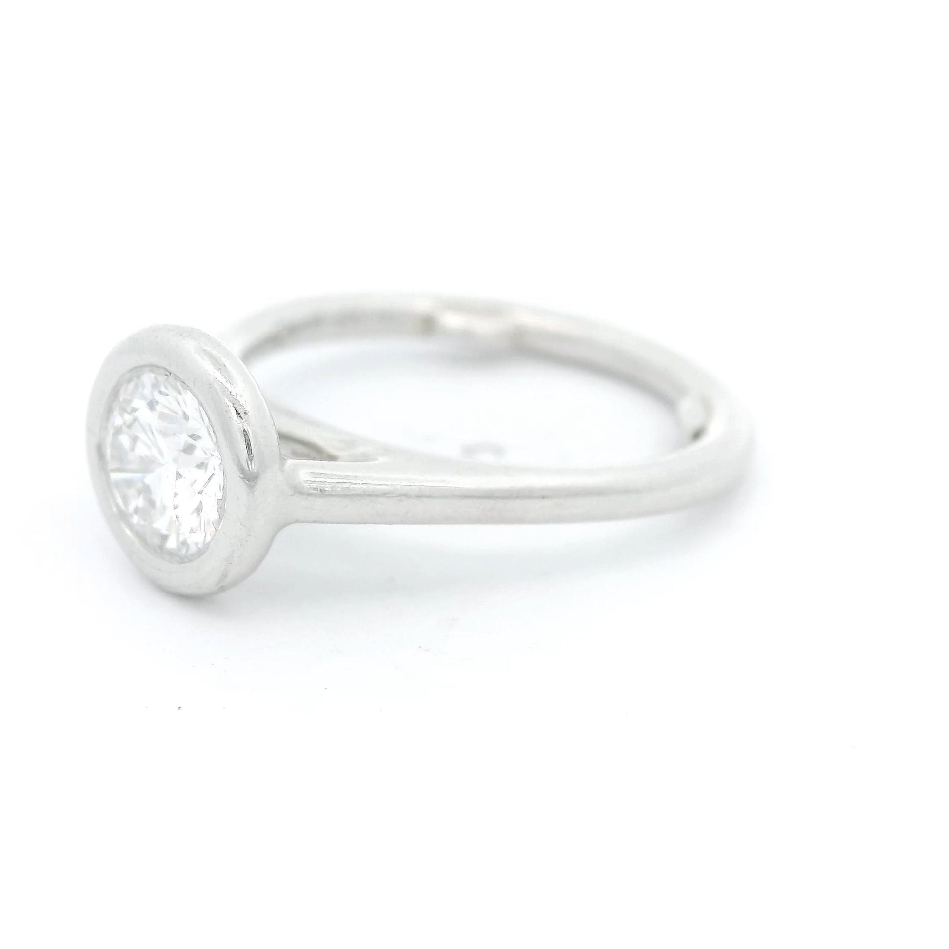 Bezel Set Diamond Ring - Forever Rox
