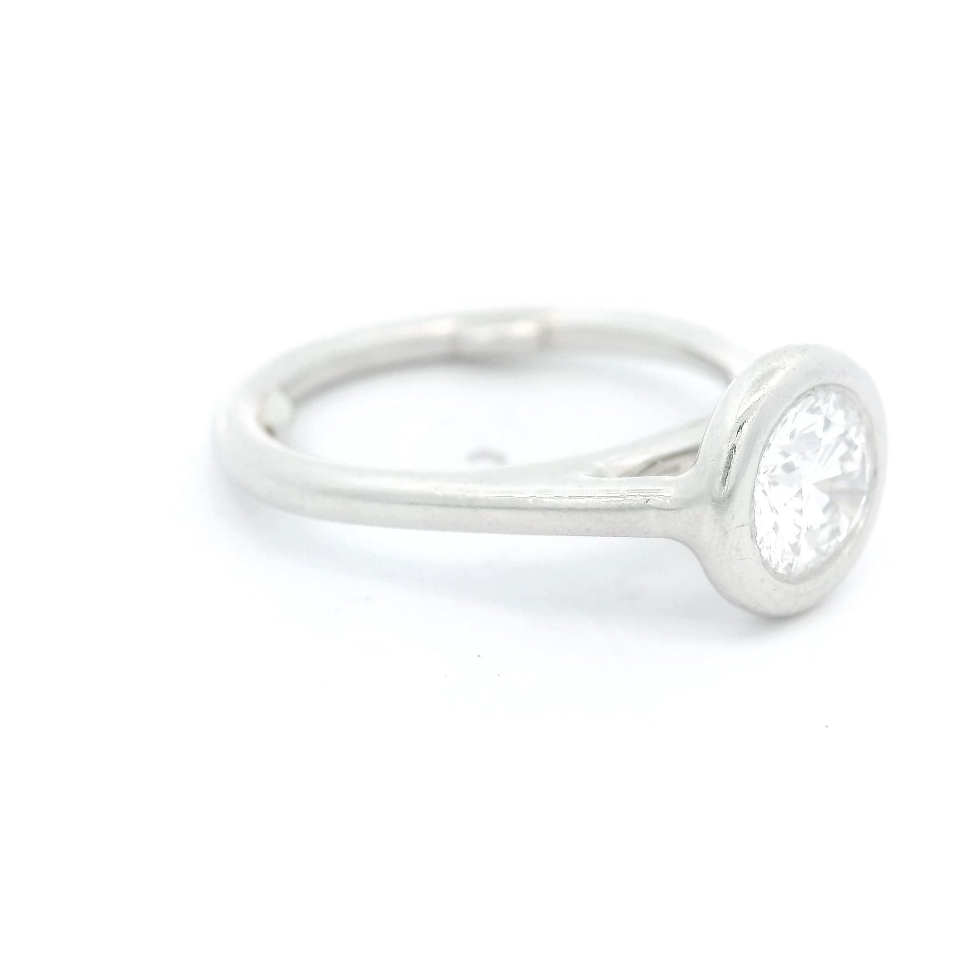 Bezel Set Diamond Ring - Forever Rox