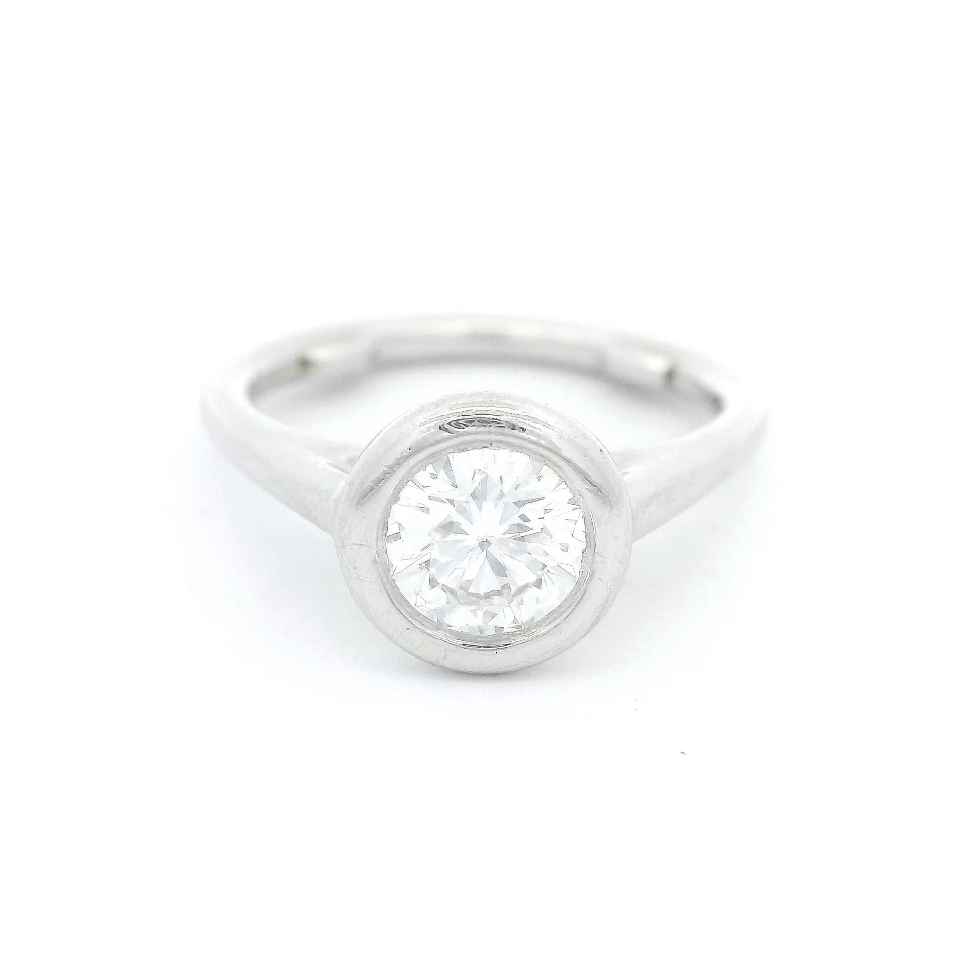 Bezel Set Diamond Ring - Forever Rox