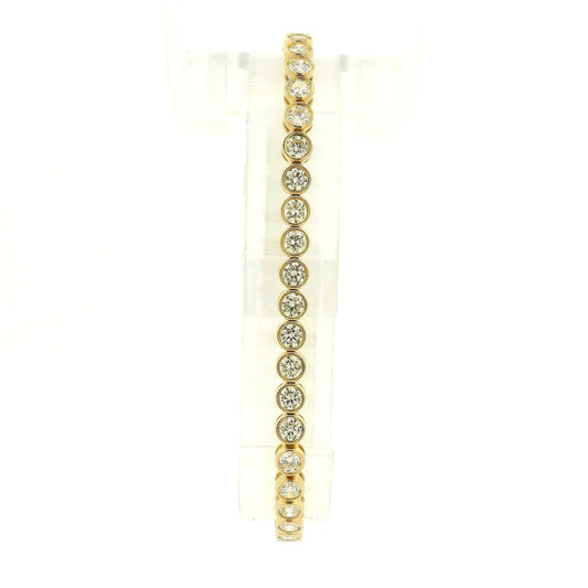 Bezel Set Diamond Tennis Bracelet - Forever Rox Fine Jewelry
