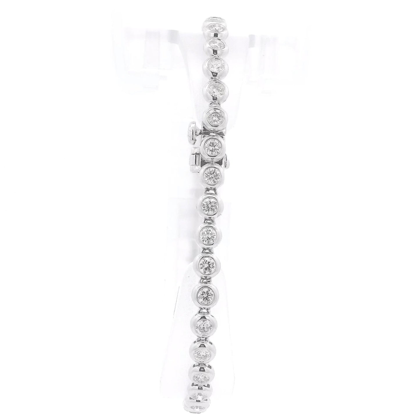 Bezel Set Diamond Tennis Bracelet - Forever Rox