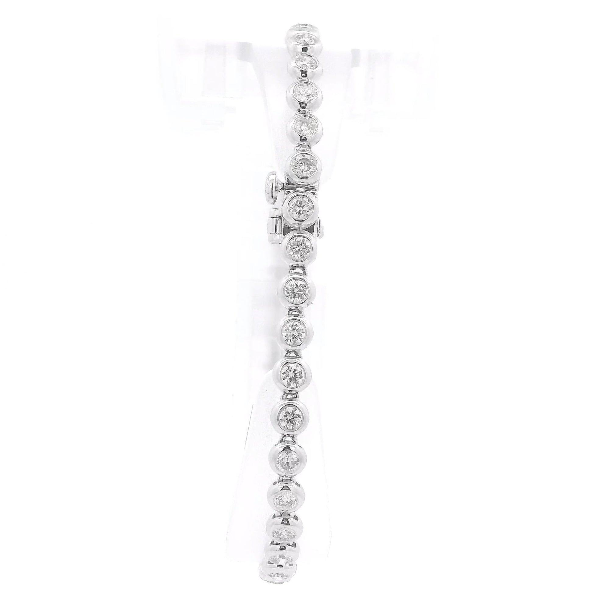 Bezel Set Diamond Tennis Bracelet - Forever Rox