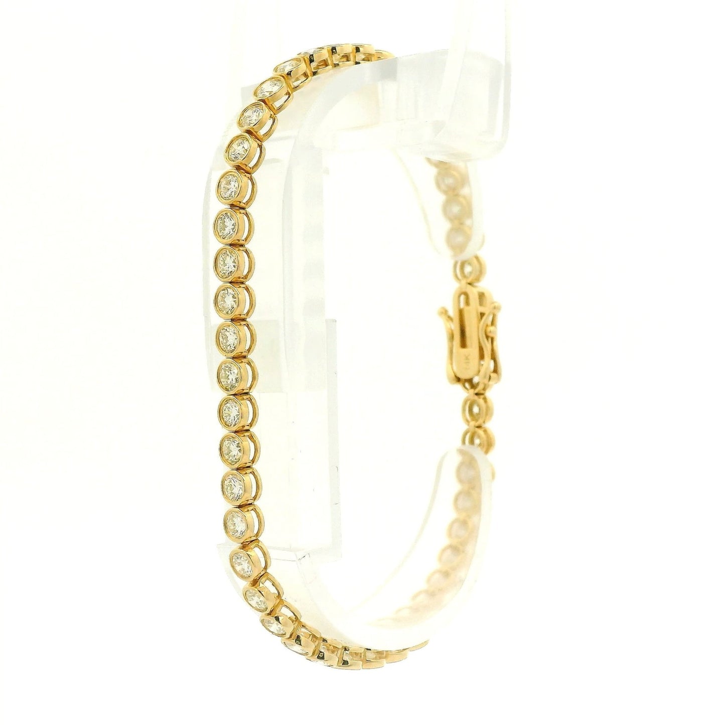 Bezel Set Diamond Tennis Bracelet - Forever Rox Fine Jewelry