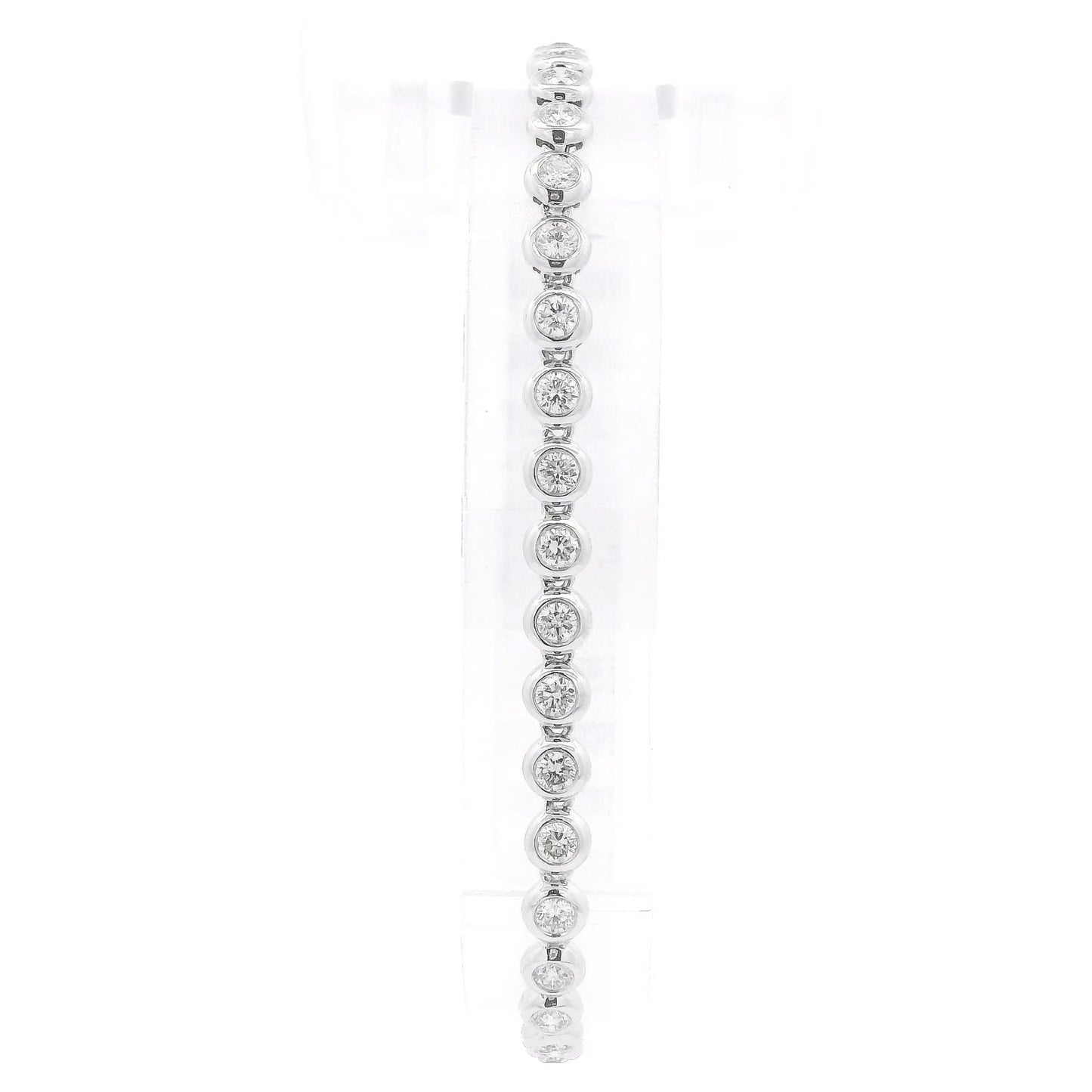 Bezel Set Diamond Tennis Bracelet - Forever Rox