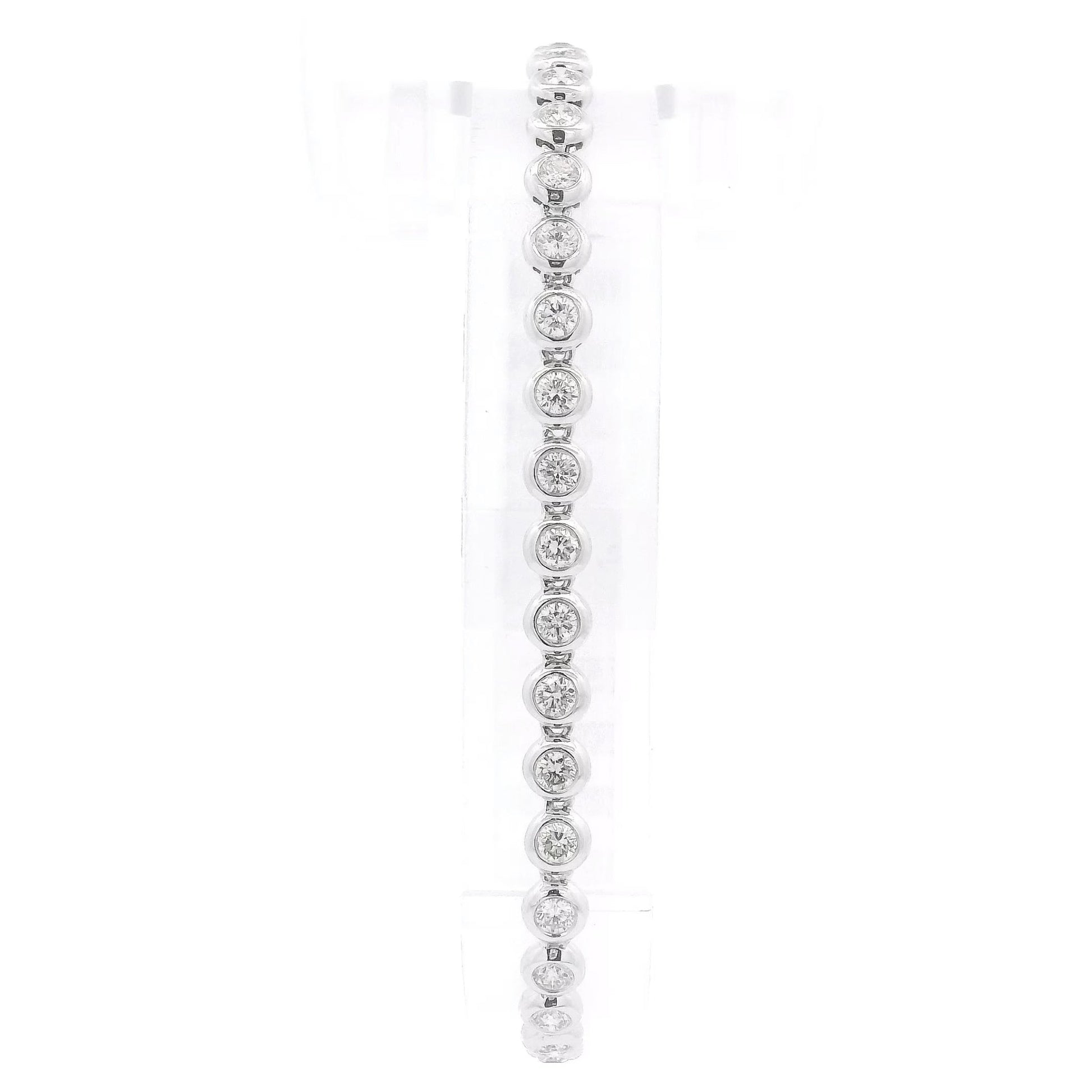 Bezel Set Diamond Tennis Bracelet - Forever Rox