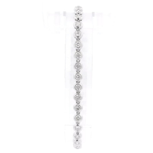 Bezel Set Diamond Tennis Bracelet - Forever Rox