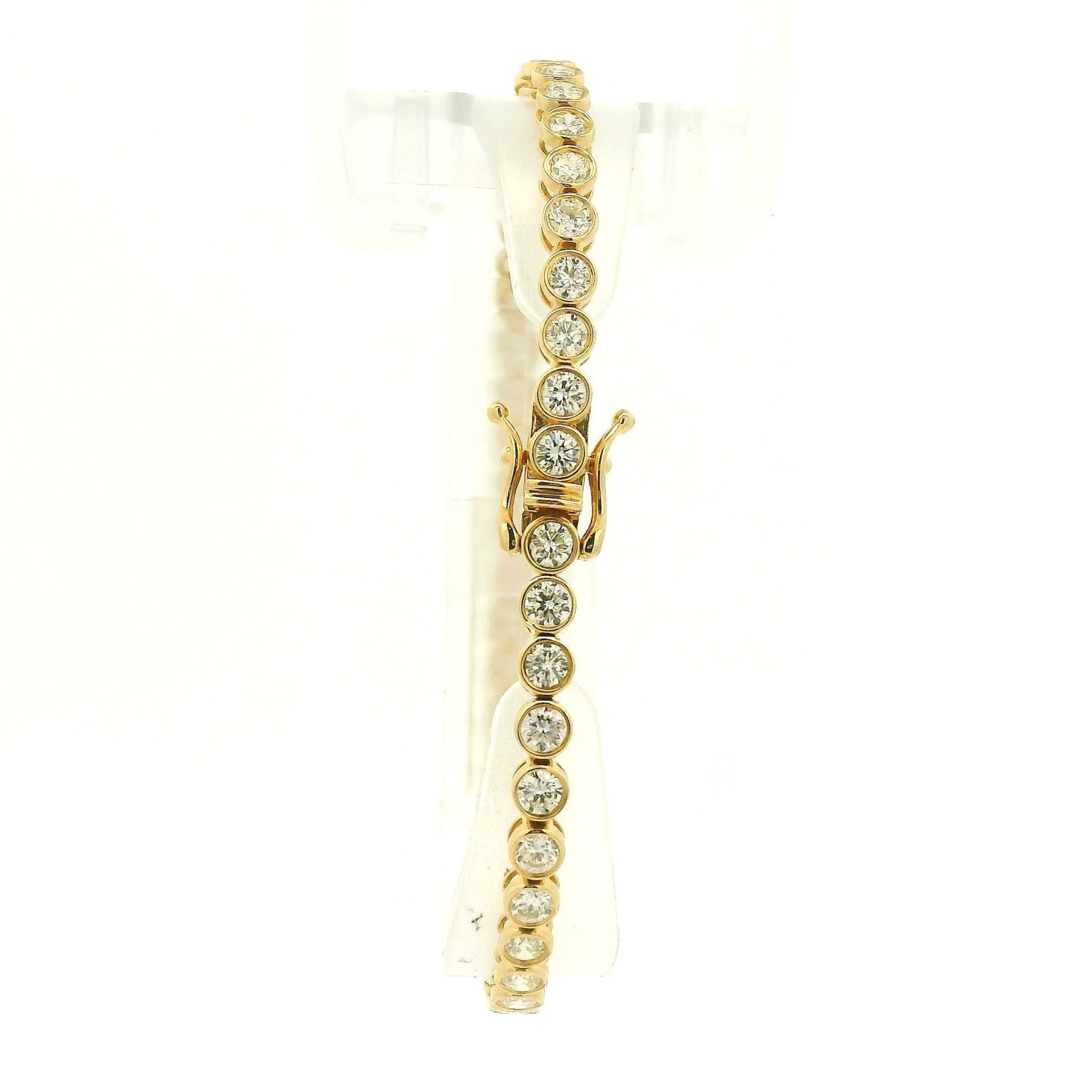 Bezel Set Diamond Tennis Bracelet - Forever Rox Fine Jewelry