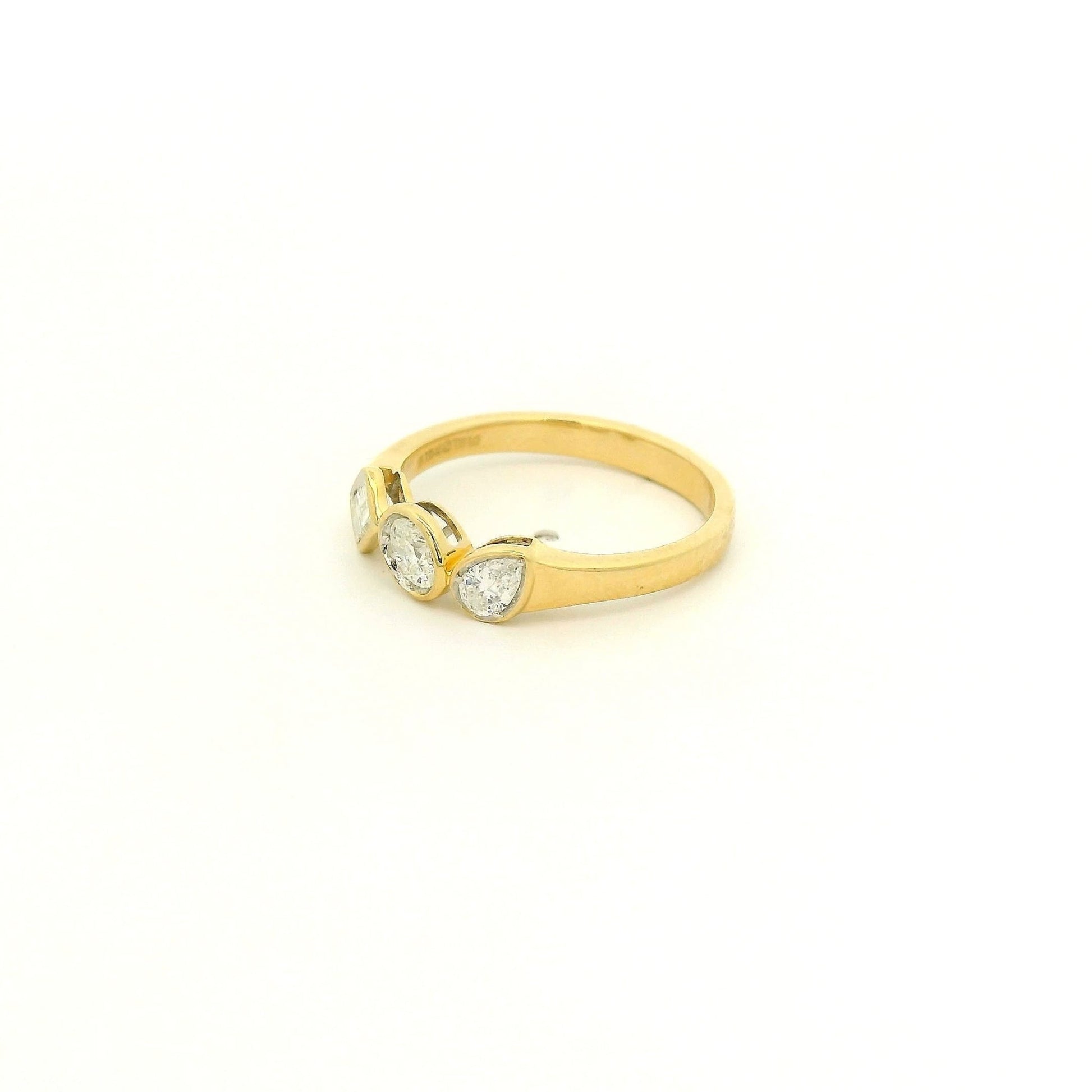 Bezel Set Mixed Cut Diamond Ring - Forever Rox Fine Jewelry
