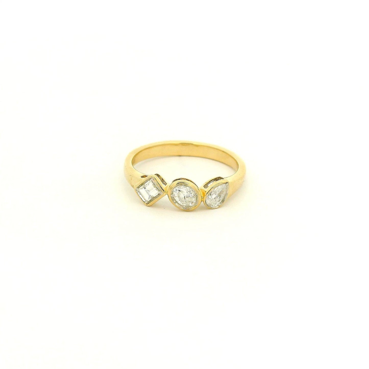 Bezel Set Mixed Cut Diamond Ring - Forever Rox Fine Jewelry