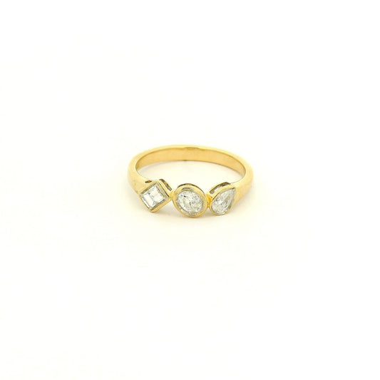 Bezel Set Mixed Cut Diamond Ring - Forever Rox Fine Jewelry