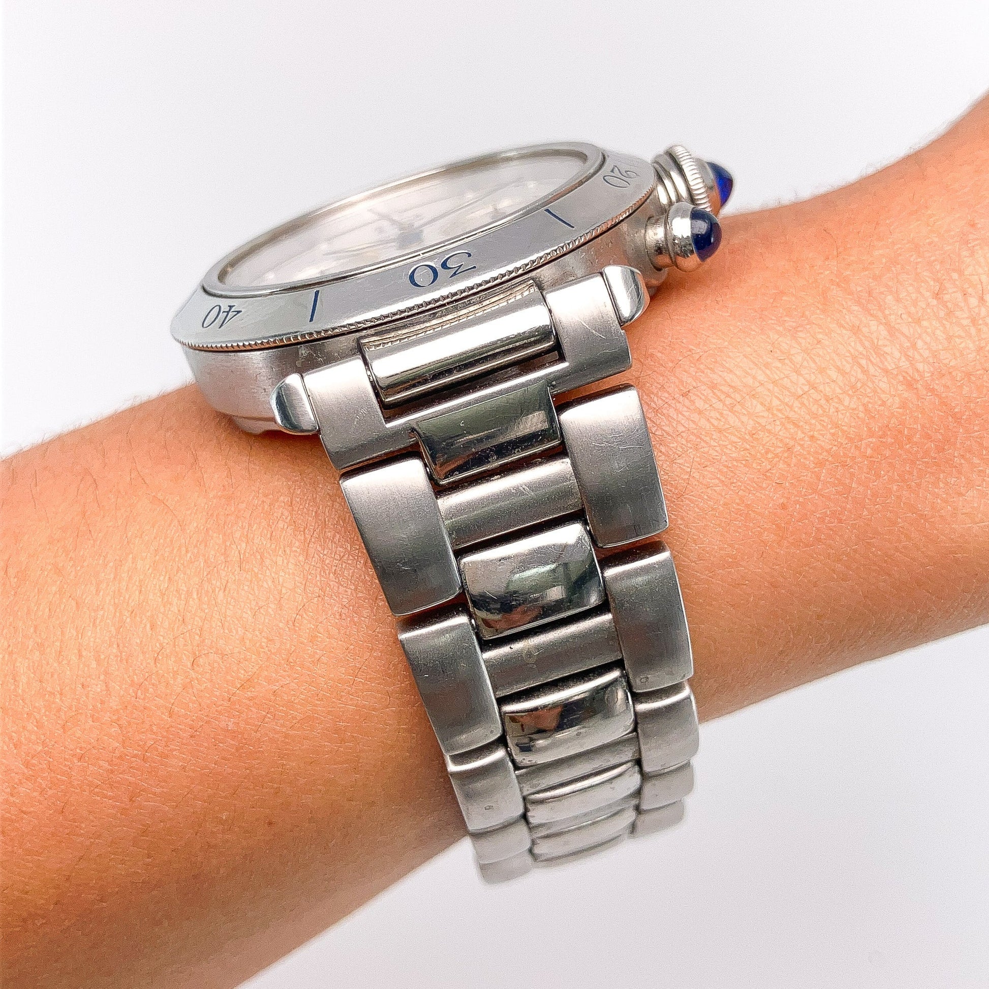 Cartier Pasha Chrono Automatic Watch, SS - Forever Rox
