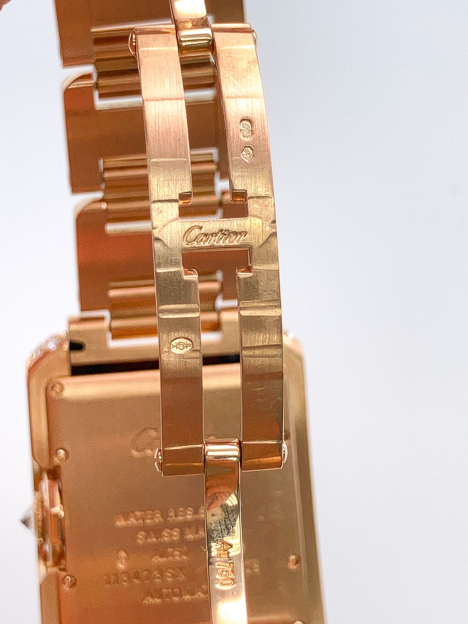 Cartier Tank Anglaise Diamond Watch, 18k Rose Gold - Forever Rox