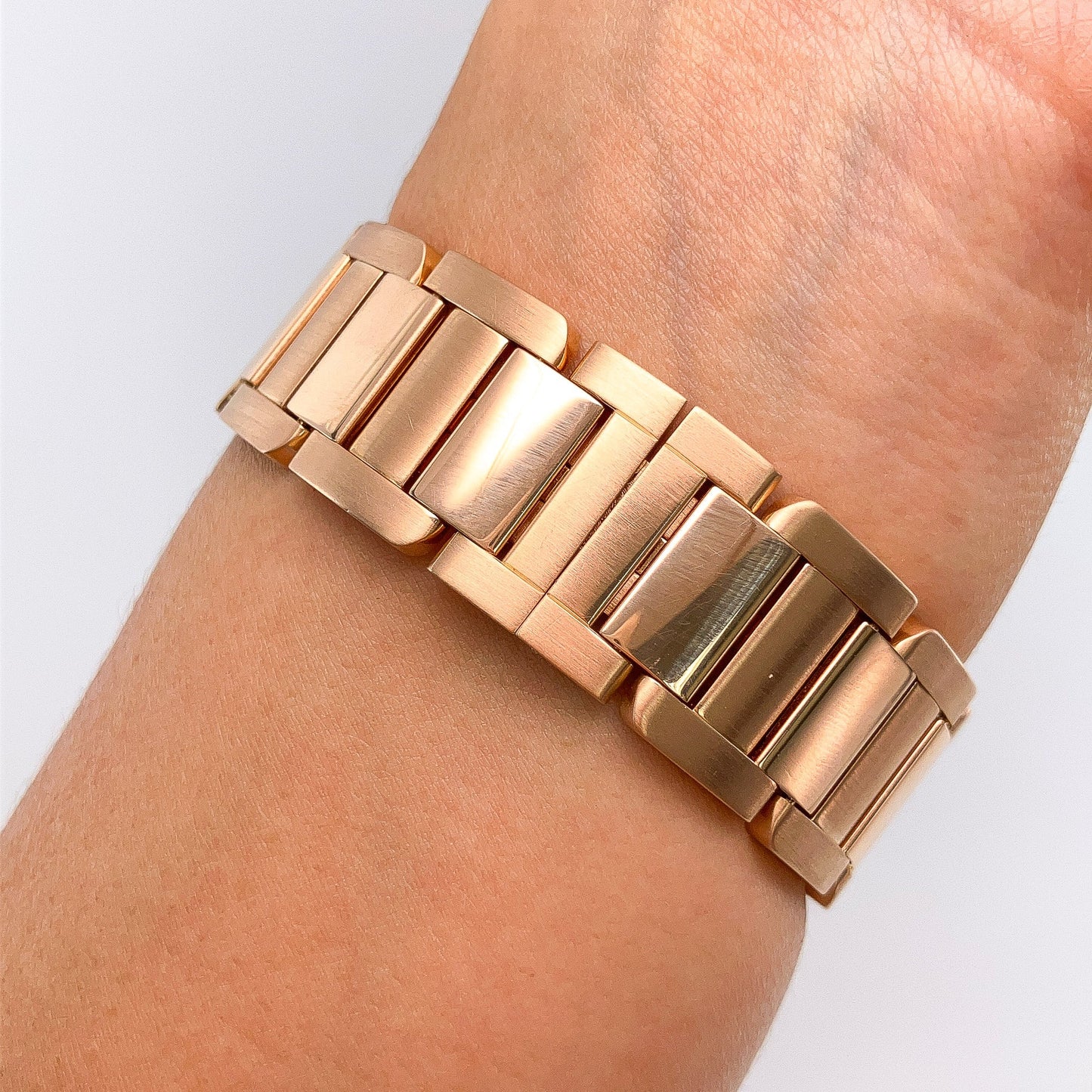 Cartier Tank Anglaise Diamond Watch, 18k Rose Gold - Forever Rox