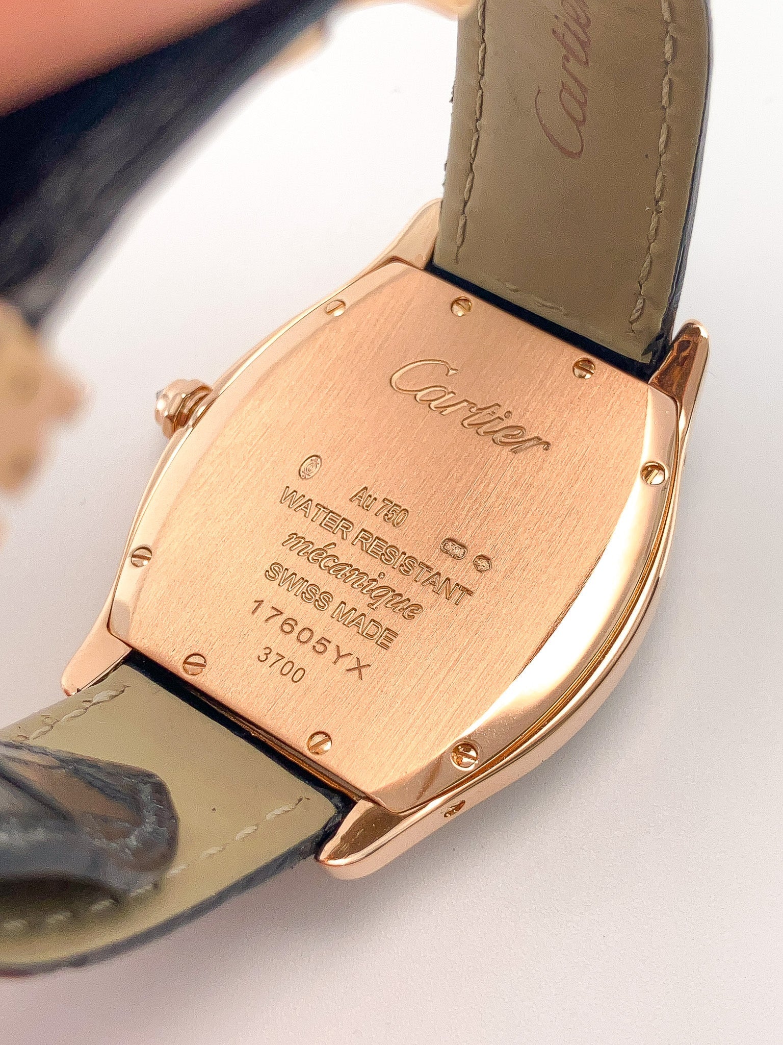 Cartier Tortue Medium Rose Gold Diamond Bezel Watch, 18k - Forever Rox