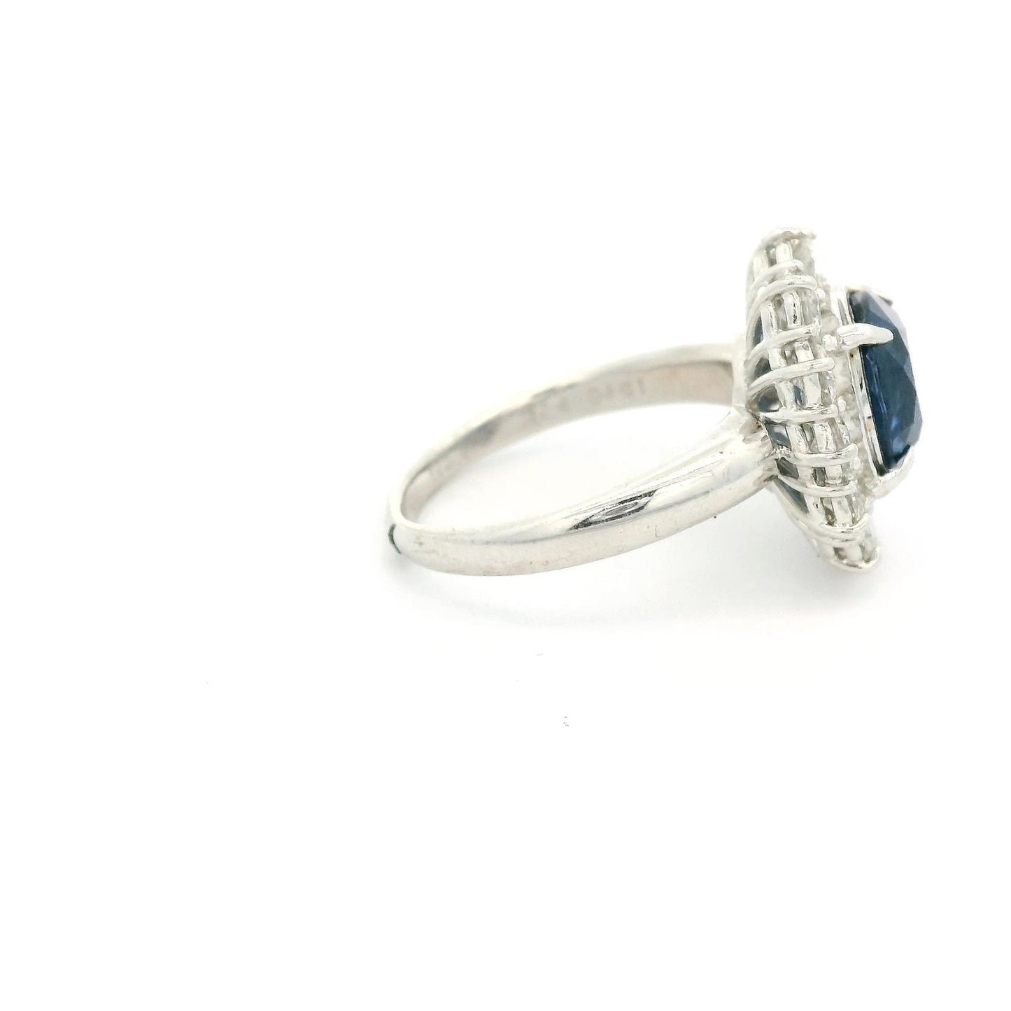 Ceylon Sapphire Ring With Diamonds - Forever Rox