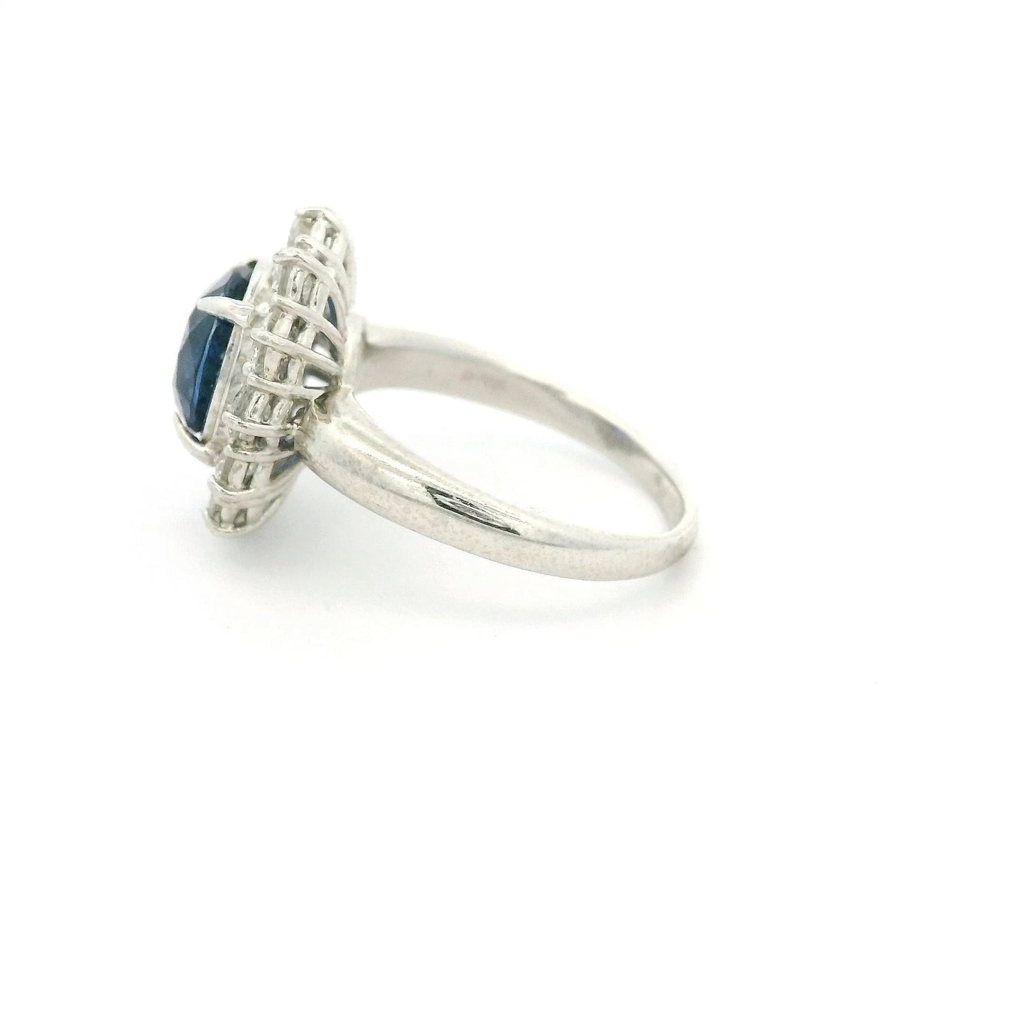 Ceylon Sapphire Ring With Diamonds - Forever Rox