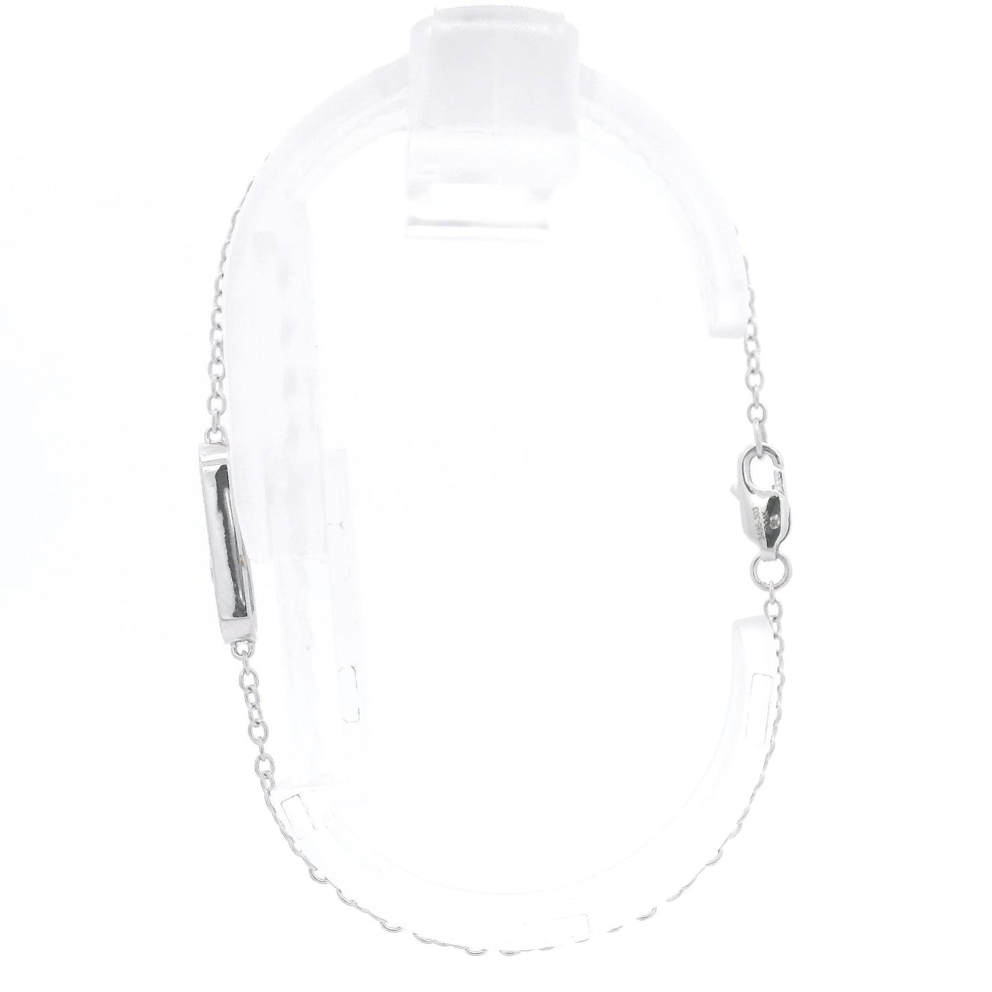 Chain Bracelet With Oval & Single Round Cut Diamonds - Forever Rox Fine Jewelry