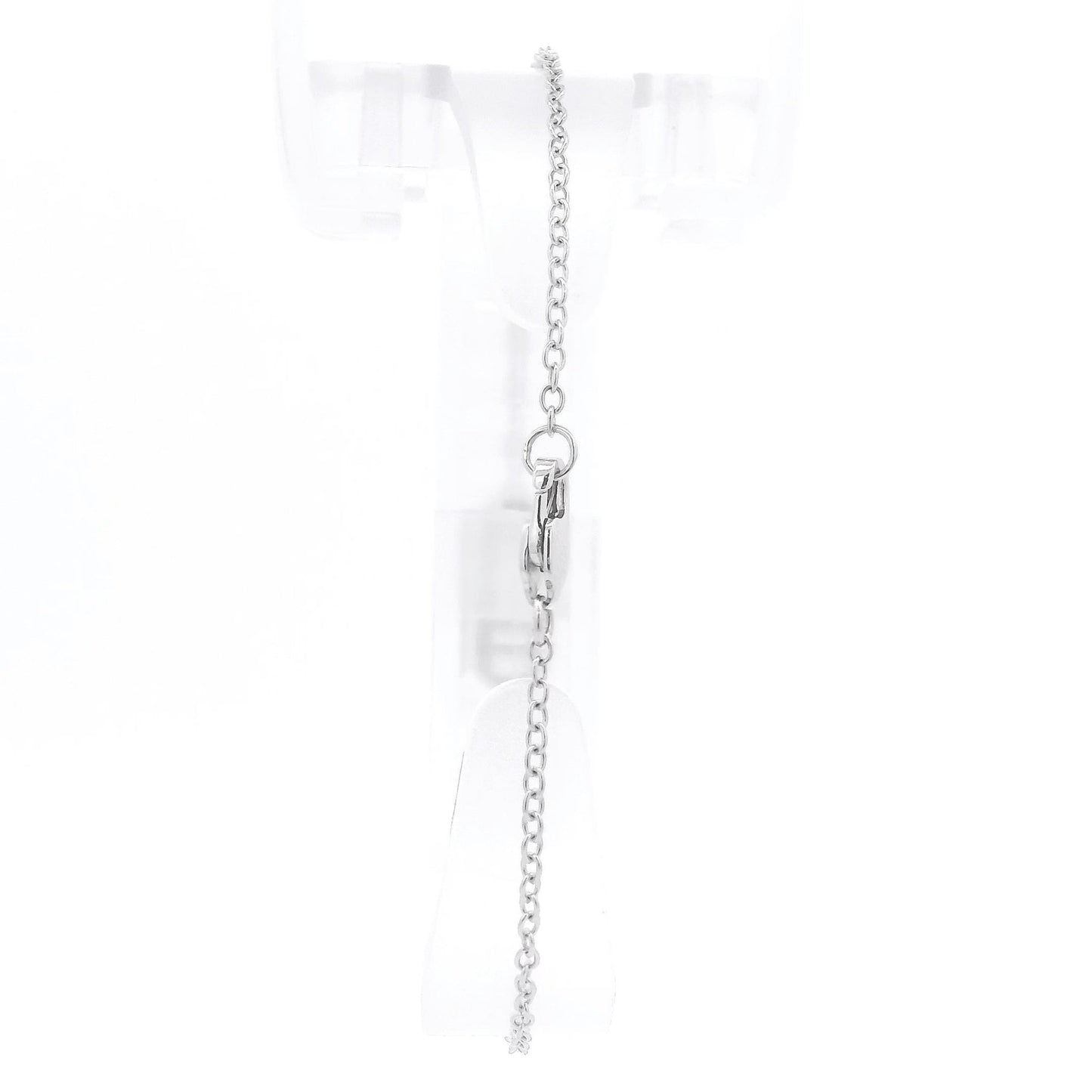 Chain Bracelet With Oval & Single Round Cut Diamonds - Forever Rox Fine Jewelry