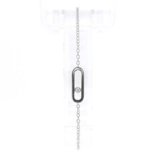 Chain Bracelet With Oval & Single Round Cut Diamonds - Forever Rox Fine Jewelry