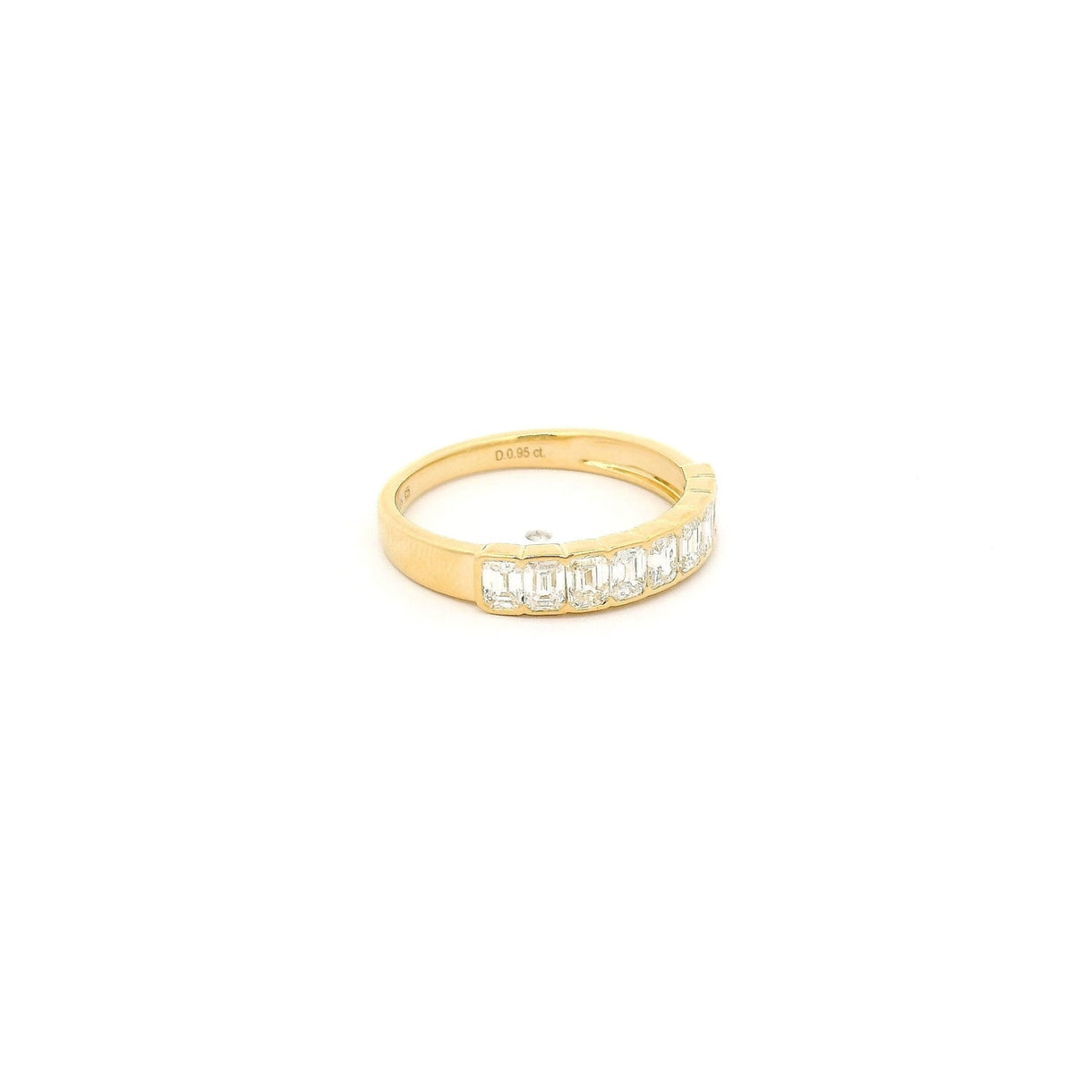 Channel Set Emerald Cut Diamond Band - Forever Rox Fine Jewelry