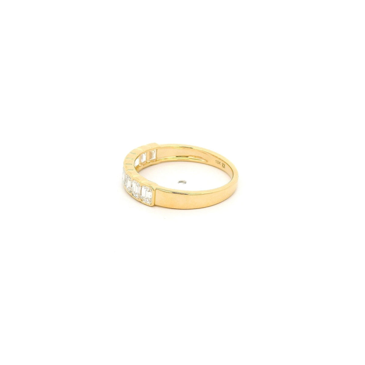 Channel Set Emerald Cut Diamond Band - Forever Rox Fine Jewelry