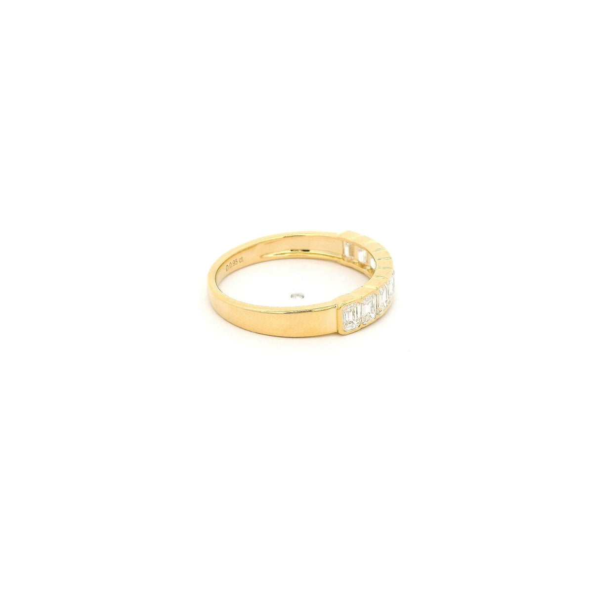 Channel Set Emerald Cut Diamond Band - Forever Rox Fine Jewelry