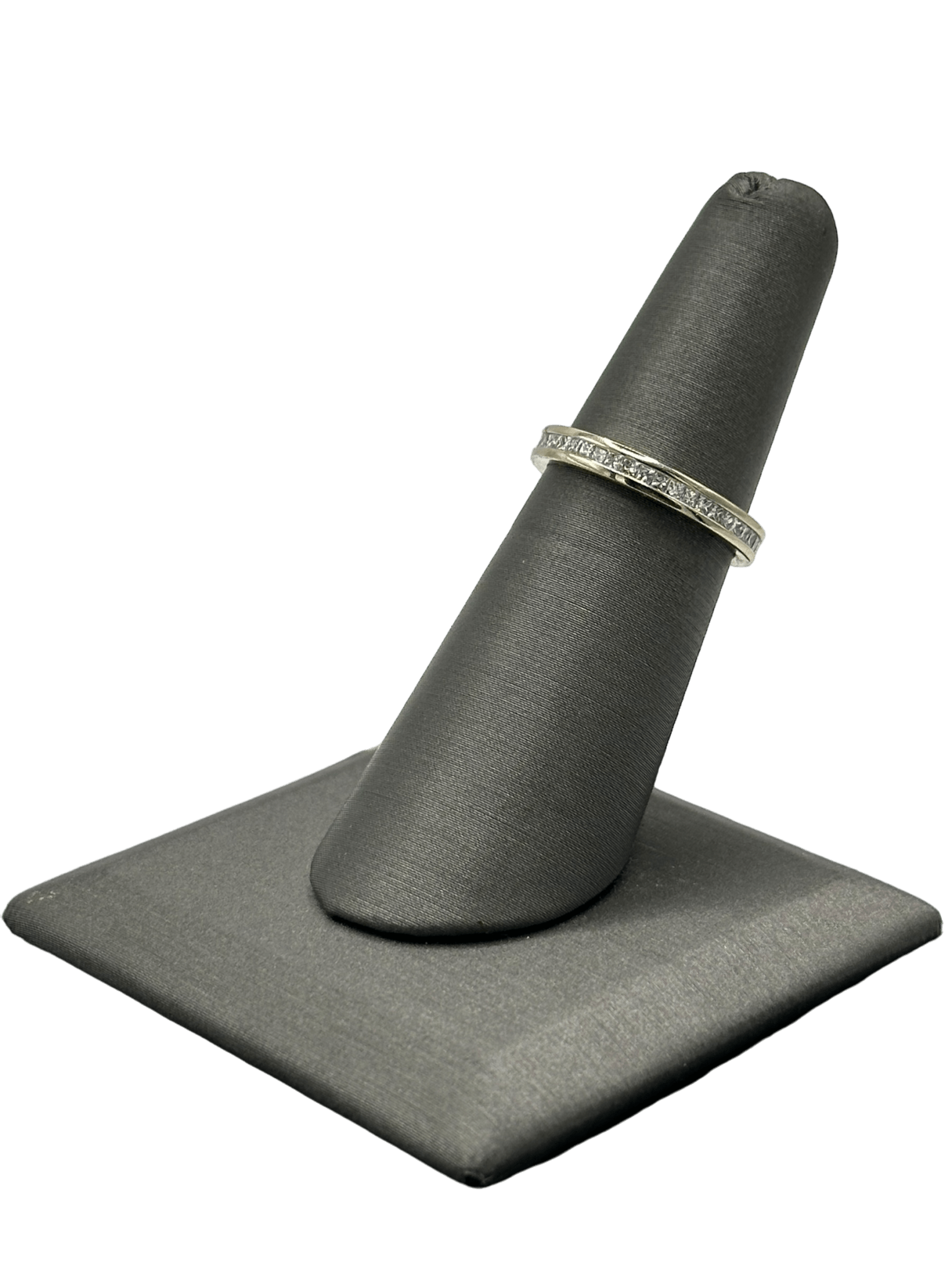 Channel Set Princess Cut Diamond Eternity Band - Forever Rox