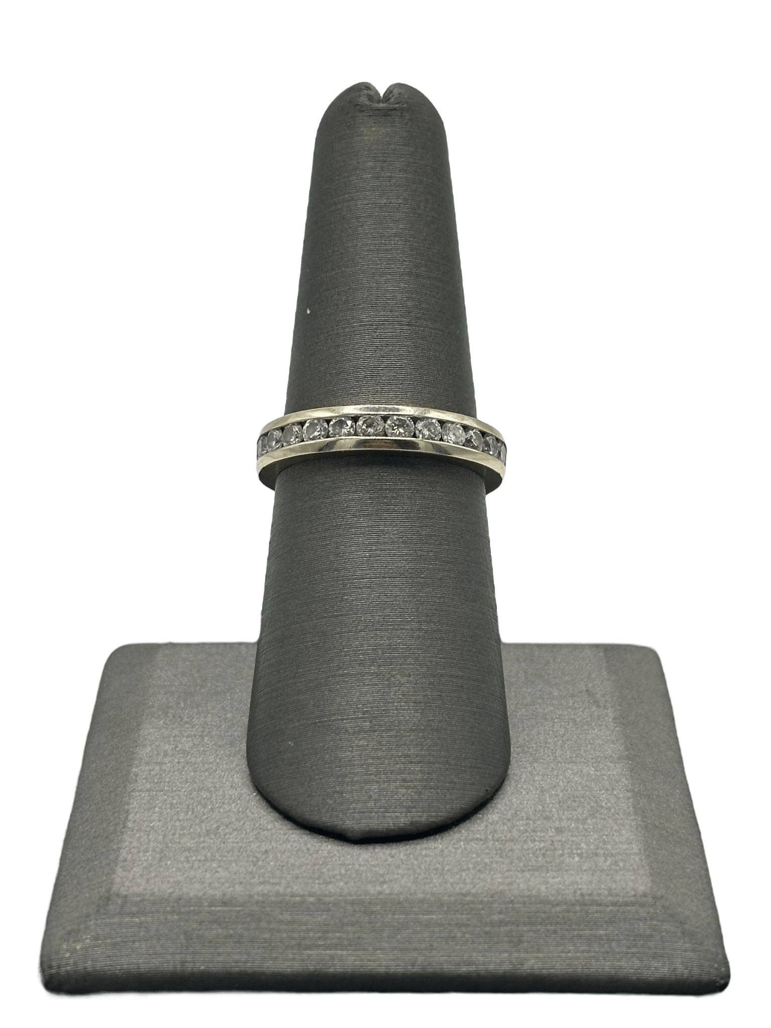 Channel Set Round Diamond Eternity Band - Forever Rox