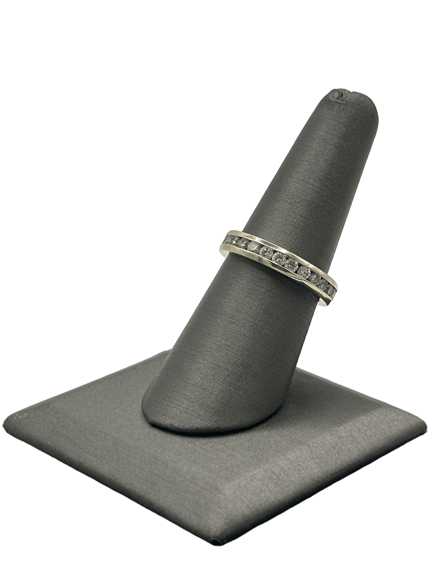 Channel Set Round Diamond Eternity Band - Forever Rox